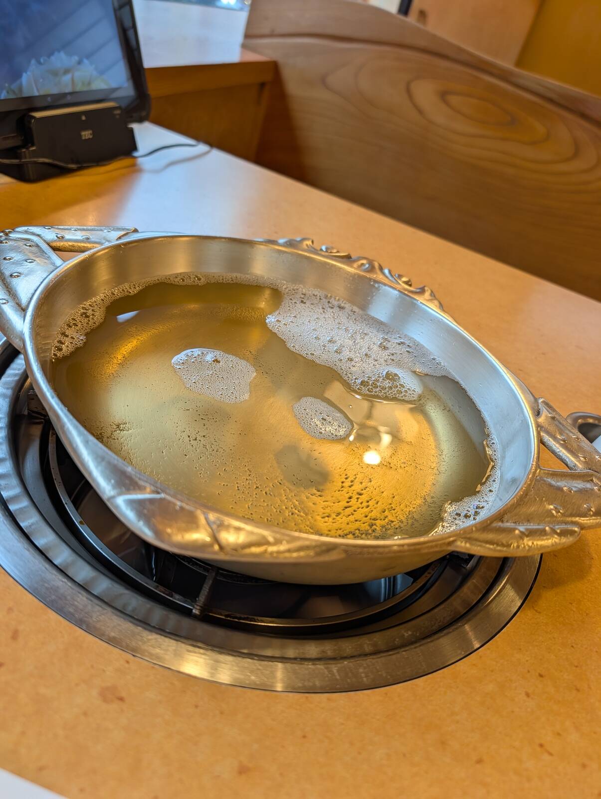 鍋の準備