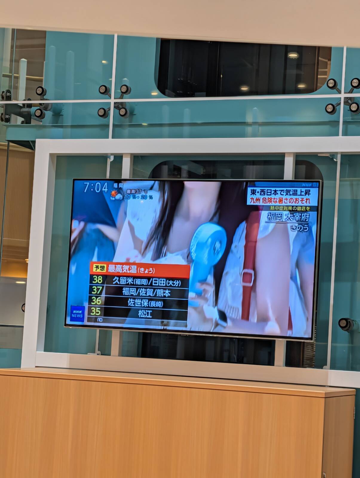 本日の最高気温