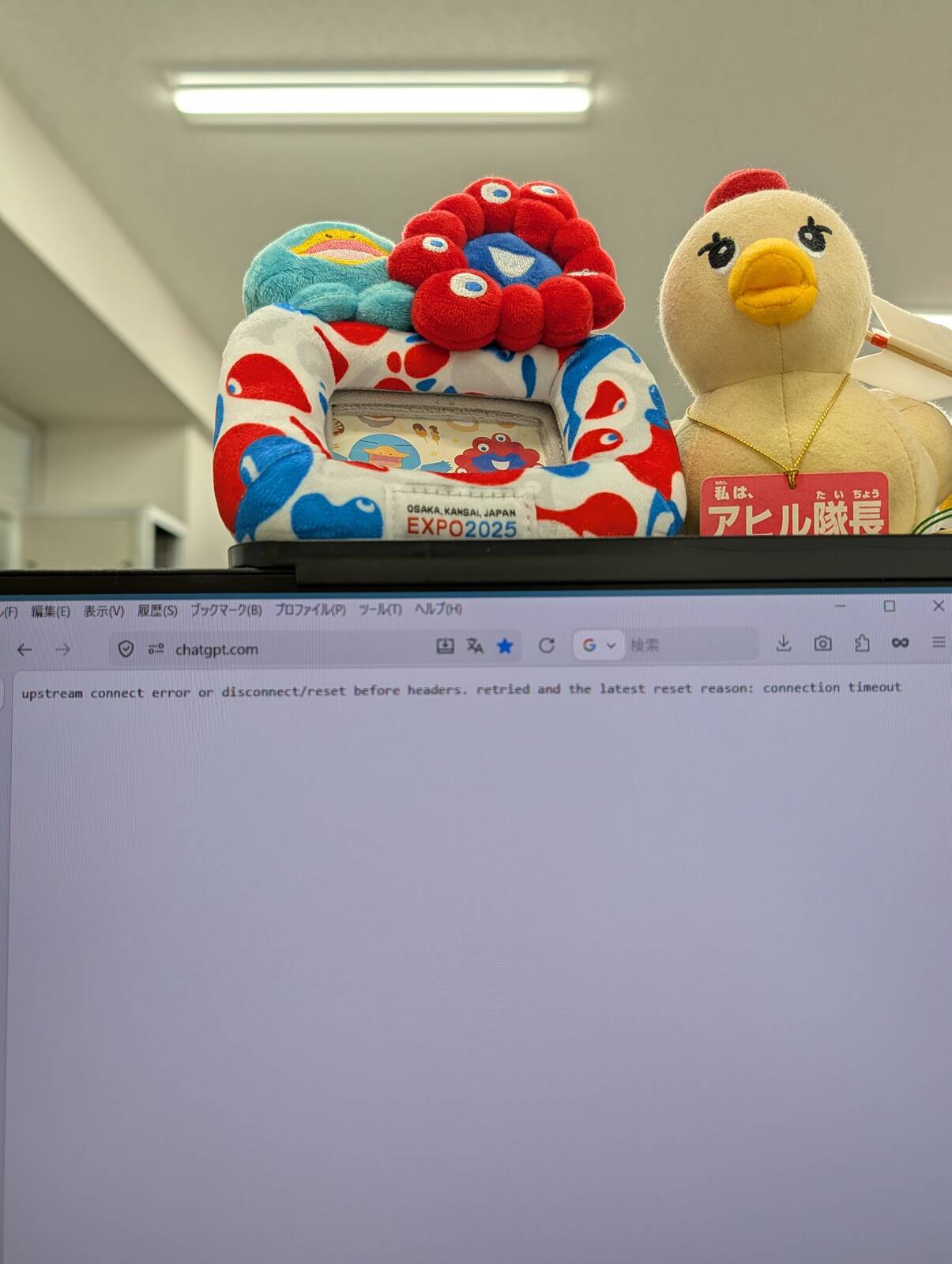 不調のチャッピー