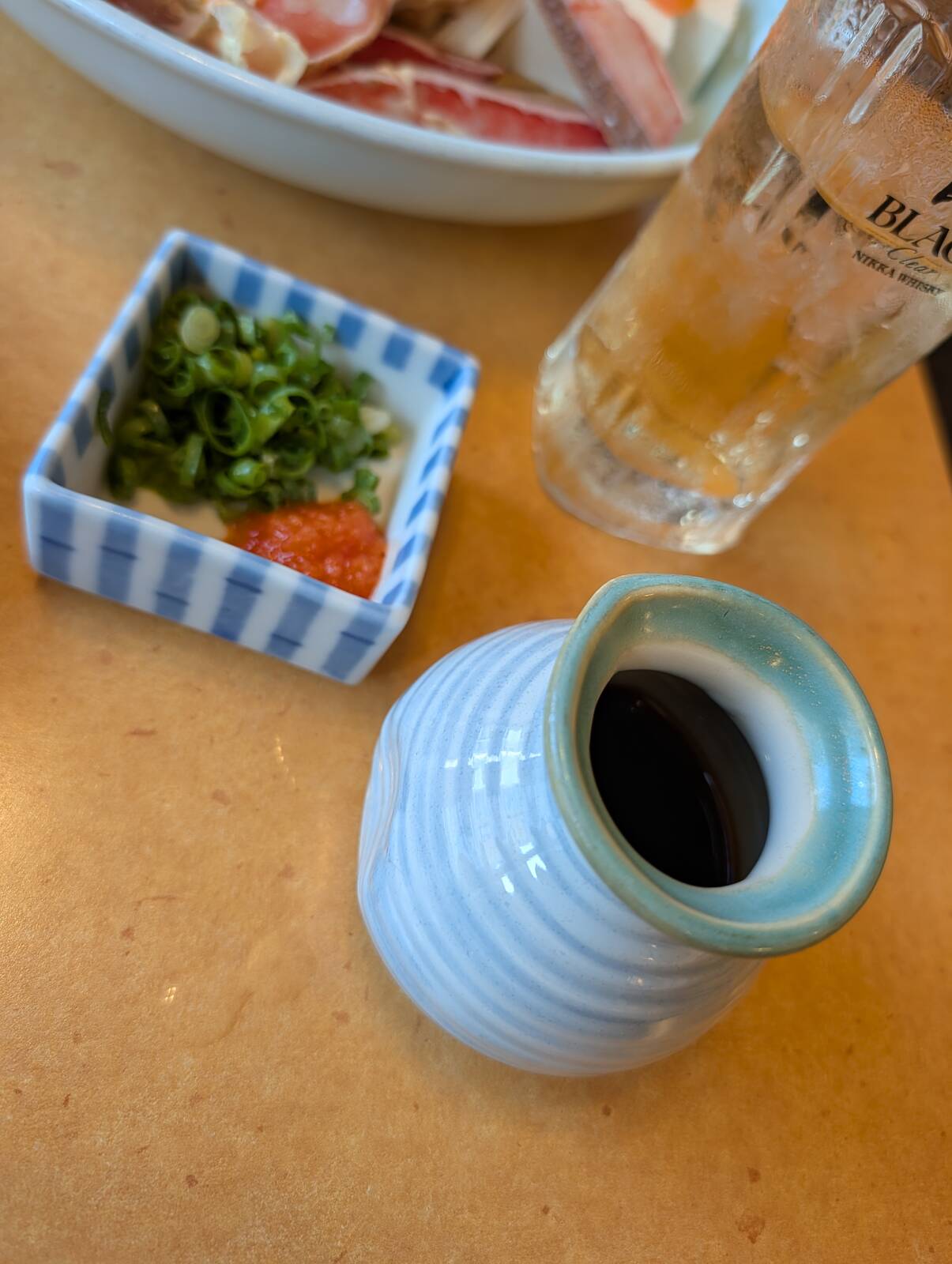 ポン酢と薬味