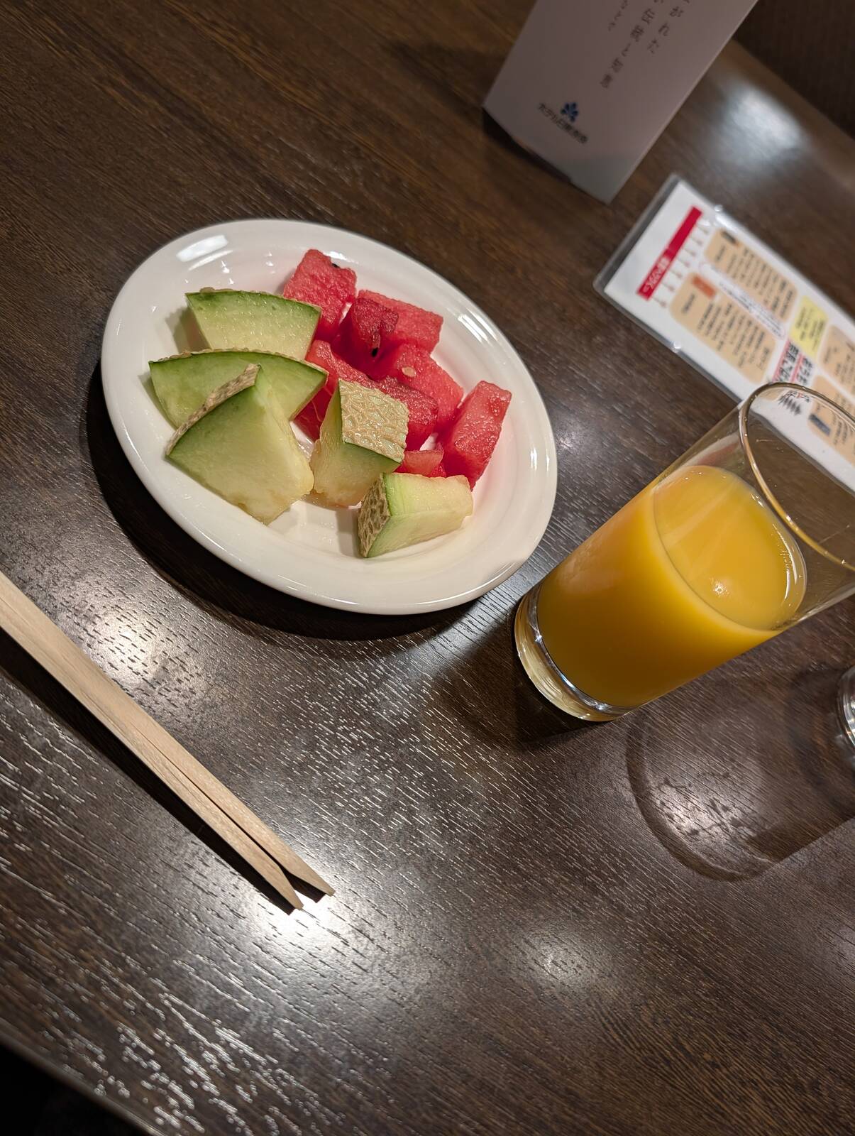 食後のデザート