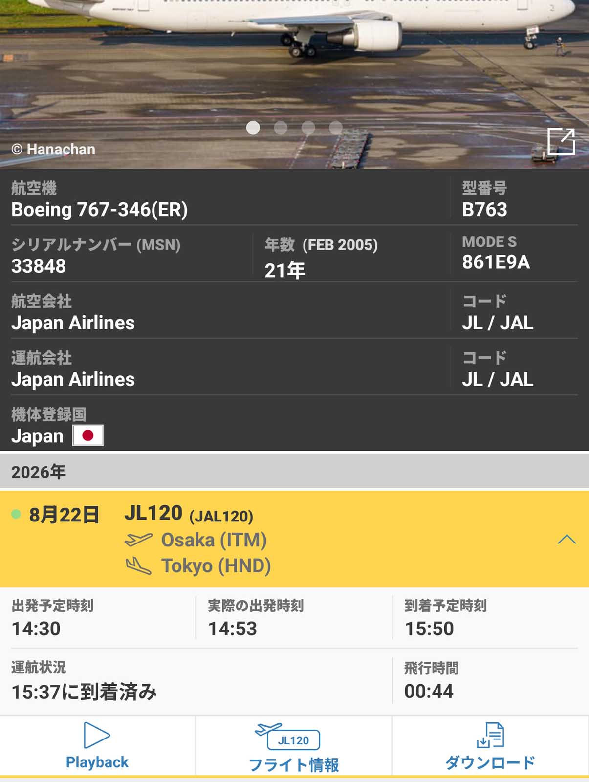 到着済み
