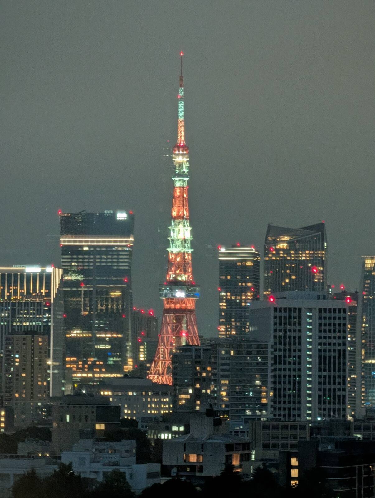東京タワー方面
