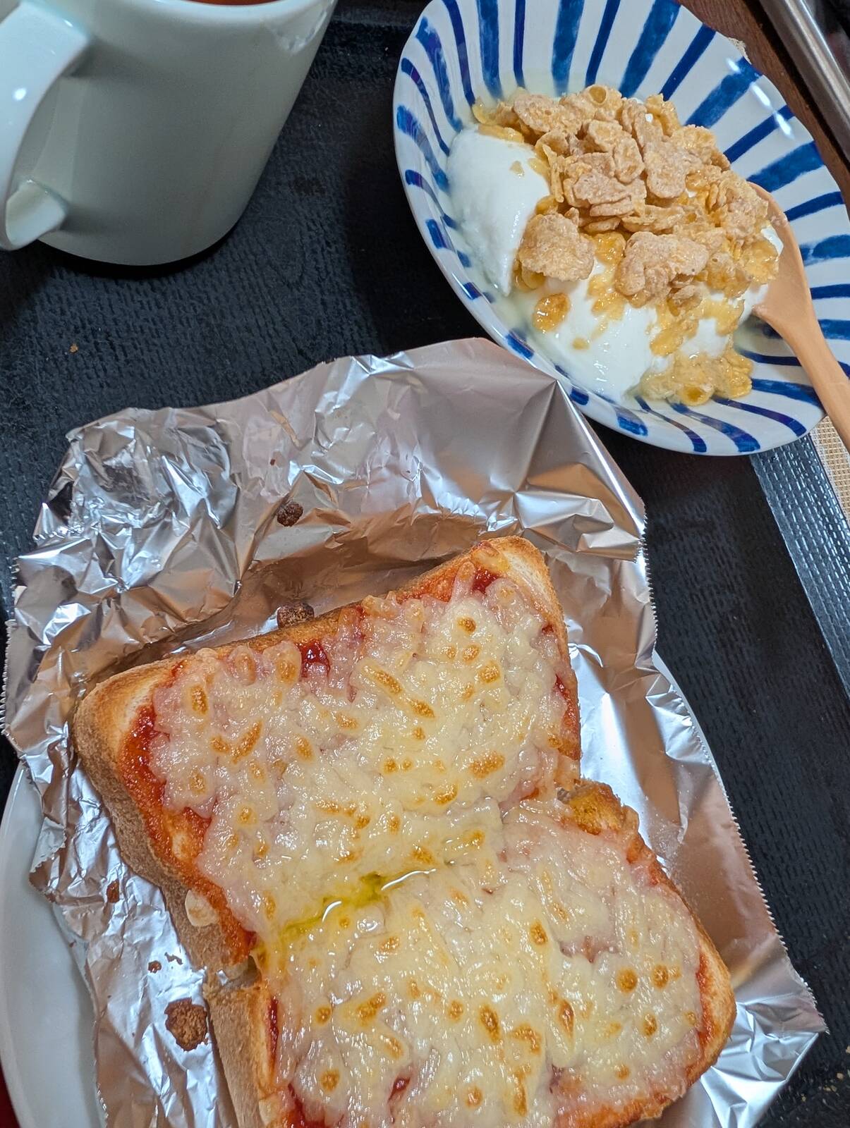 本日の朝食兼昼食