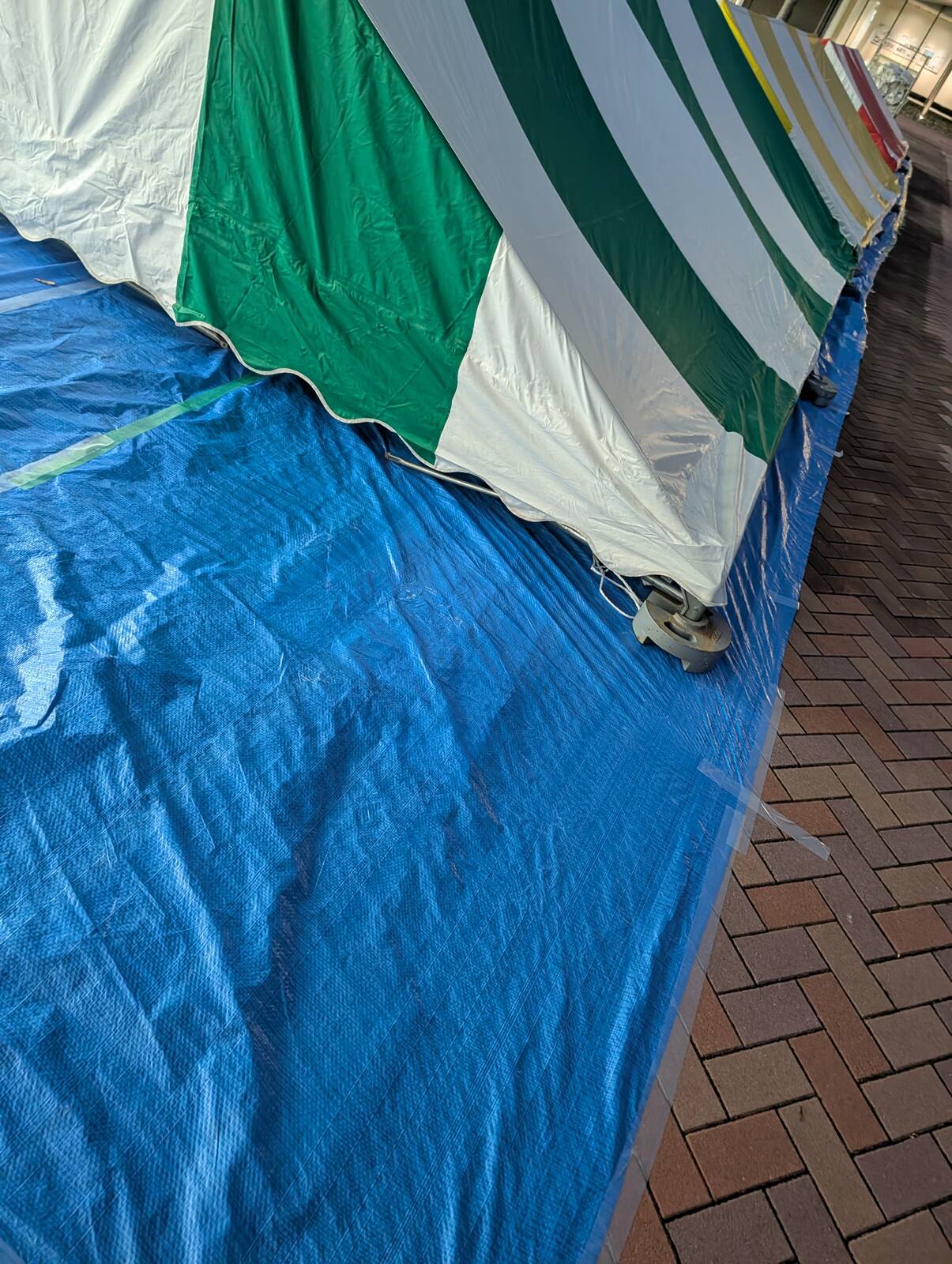 大学祭のテント