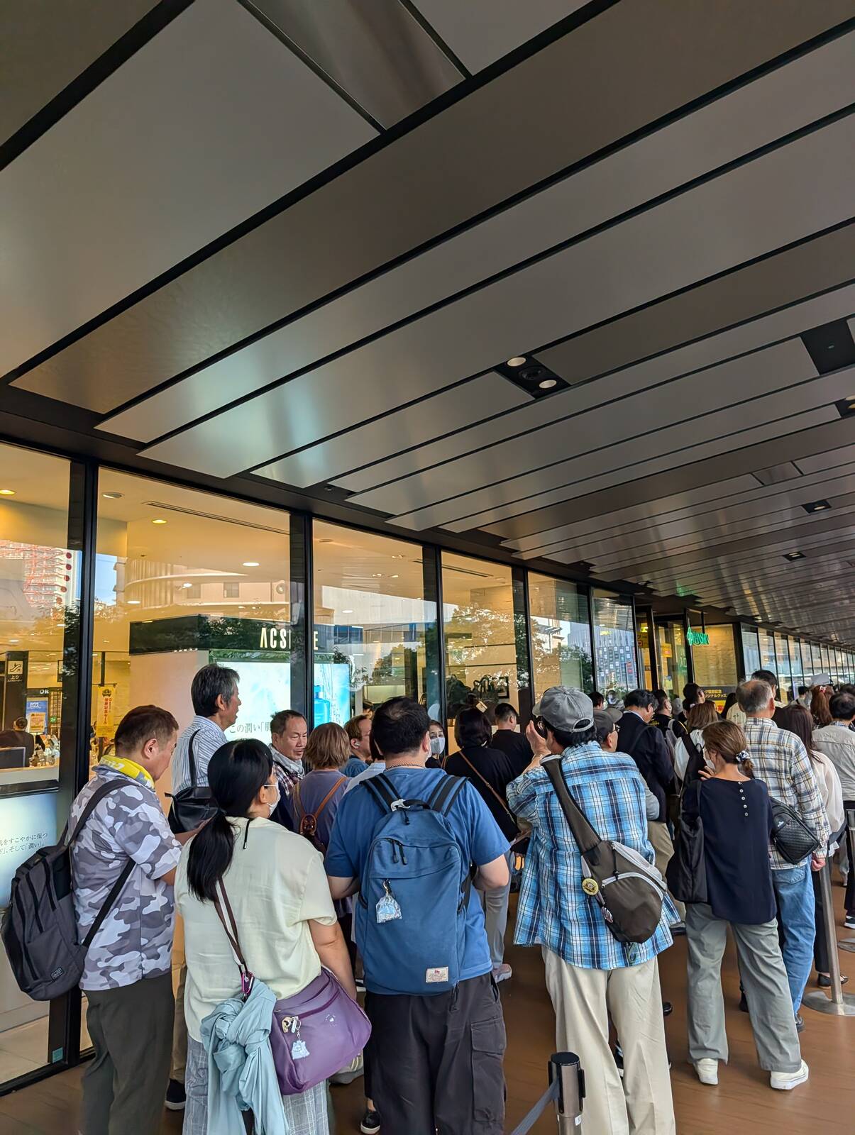 阪神百貨店の行列
