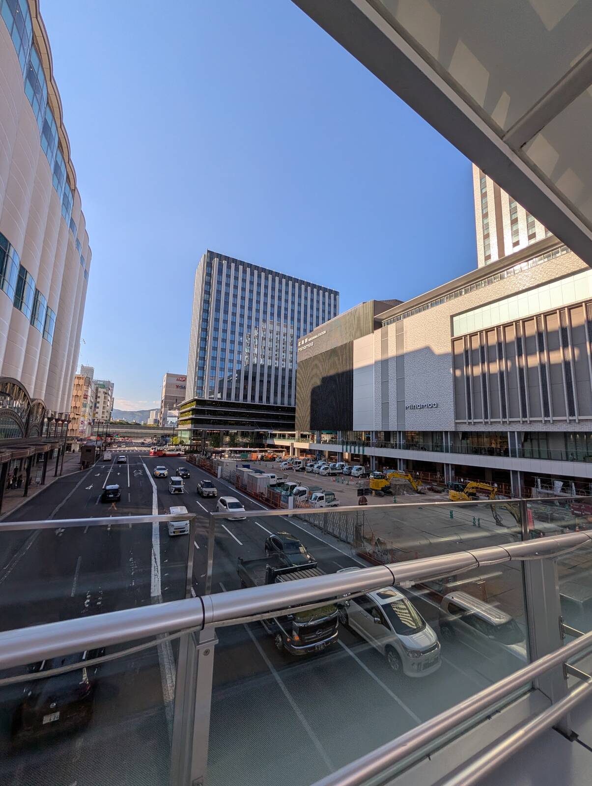 広島駅前の工事