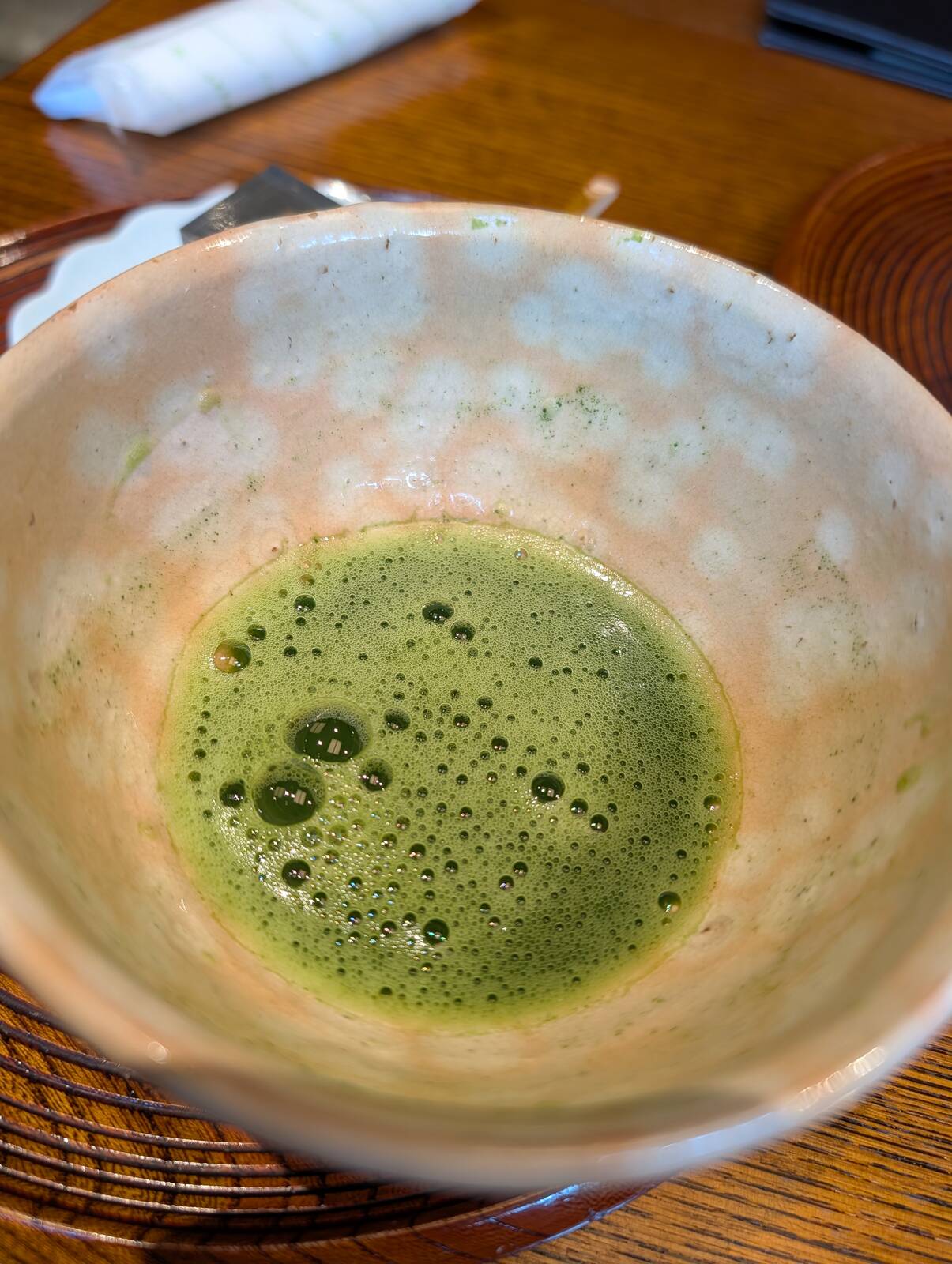 本日の薄茶