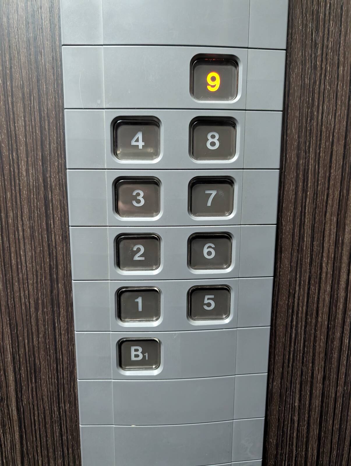 本日の宿泊階