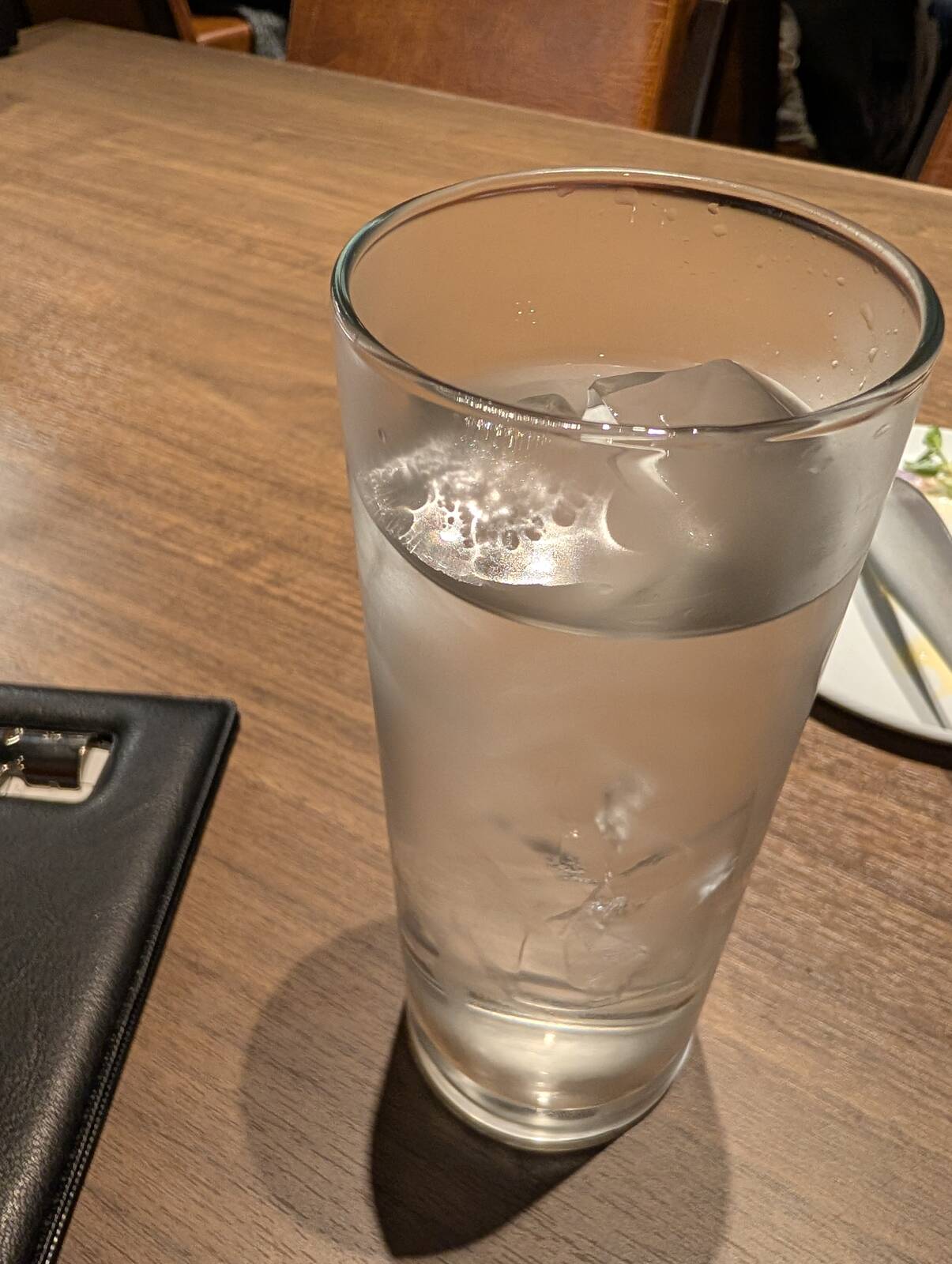 水の注文