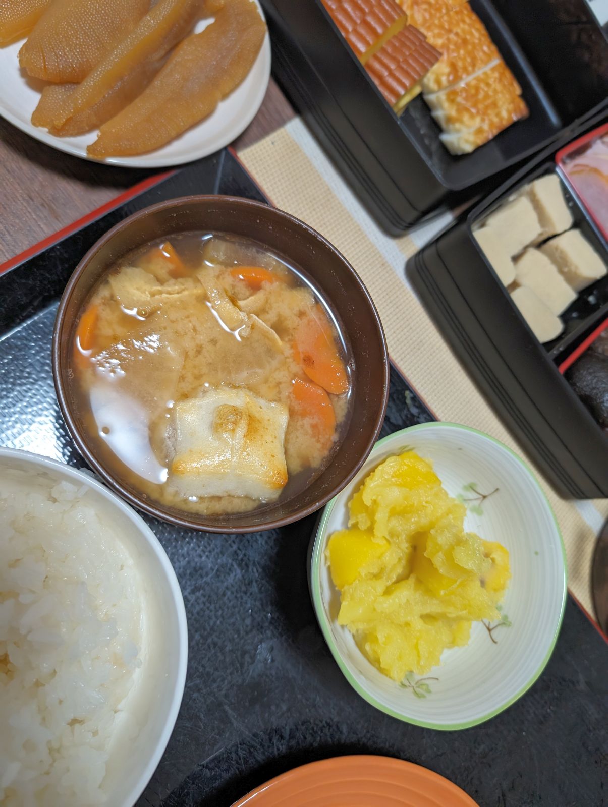 本日の朝食兼昼食