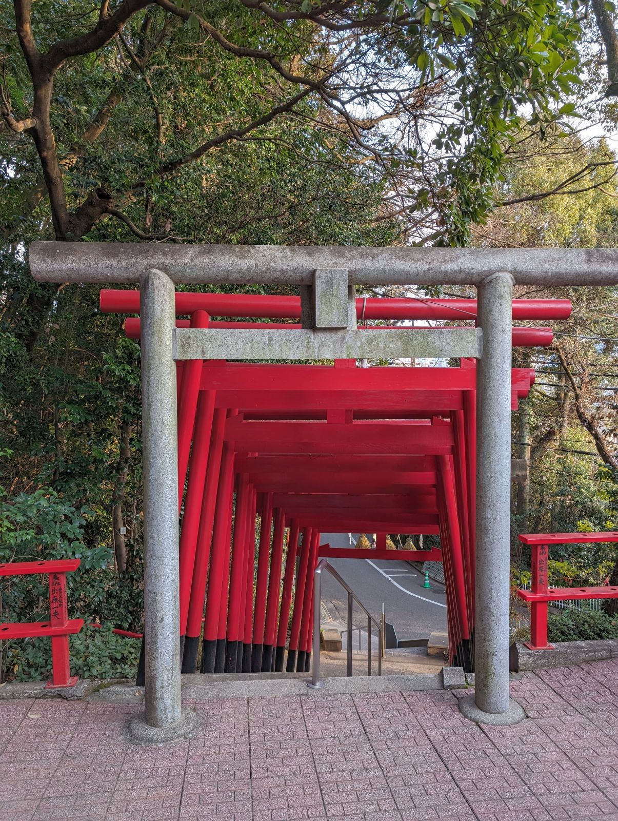 複数の鳥居