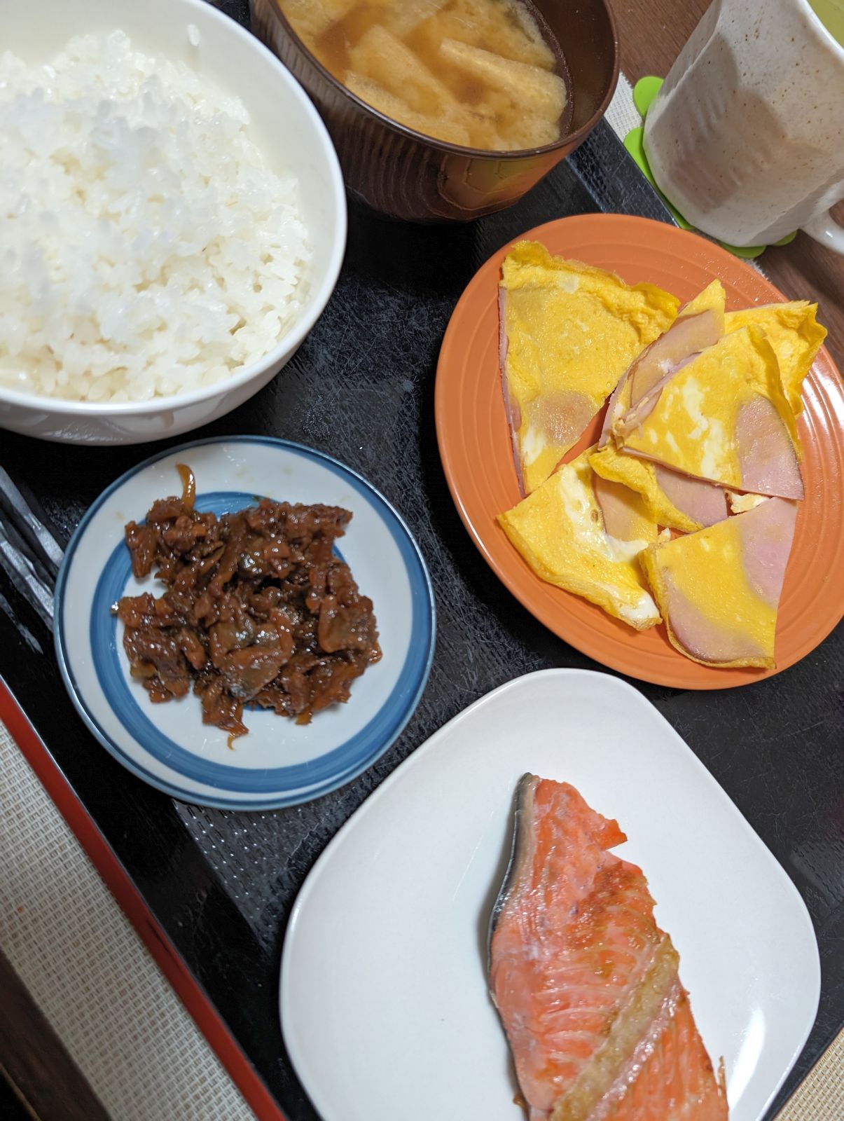 本日の朝食兼昼食