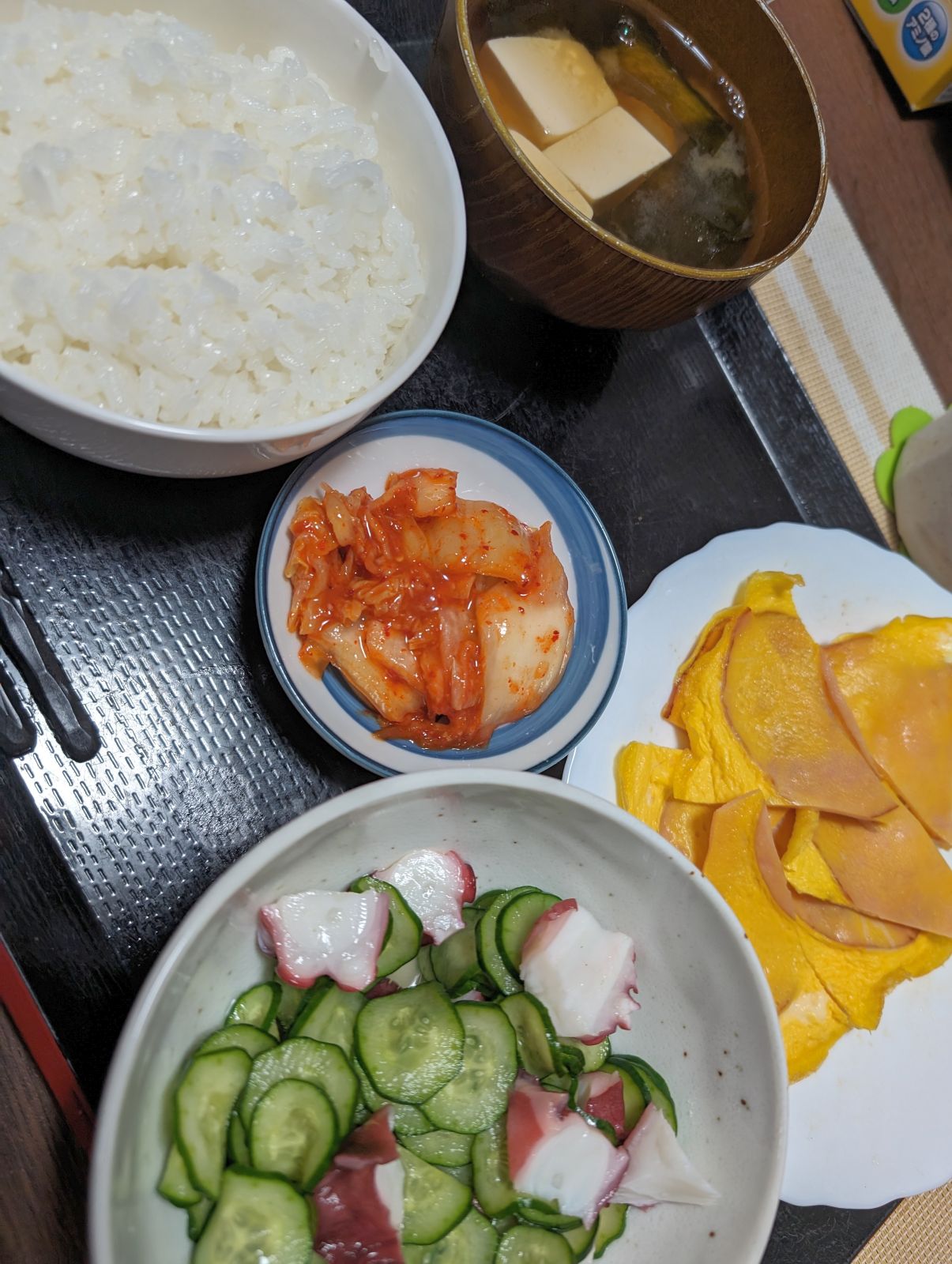 本日の朝食兼昼食