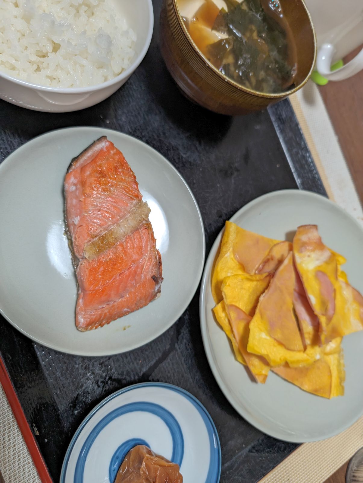 本日の朝食兼昼食