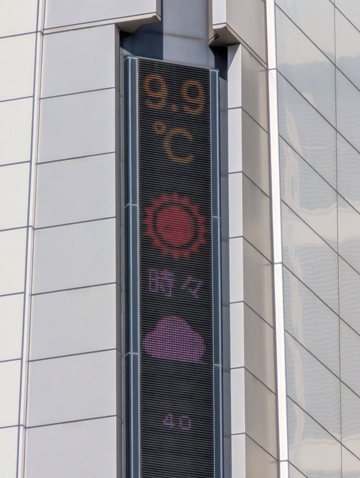 只今の気温