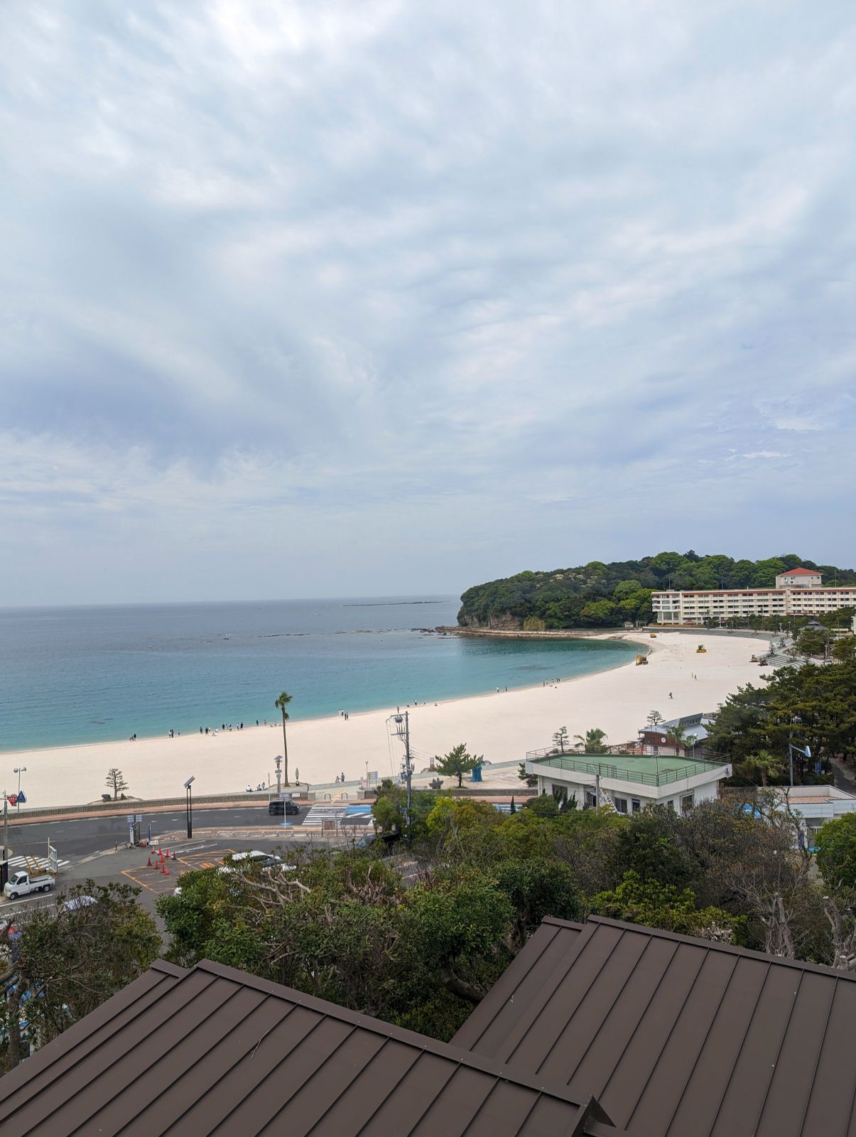 上から見る白良浜