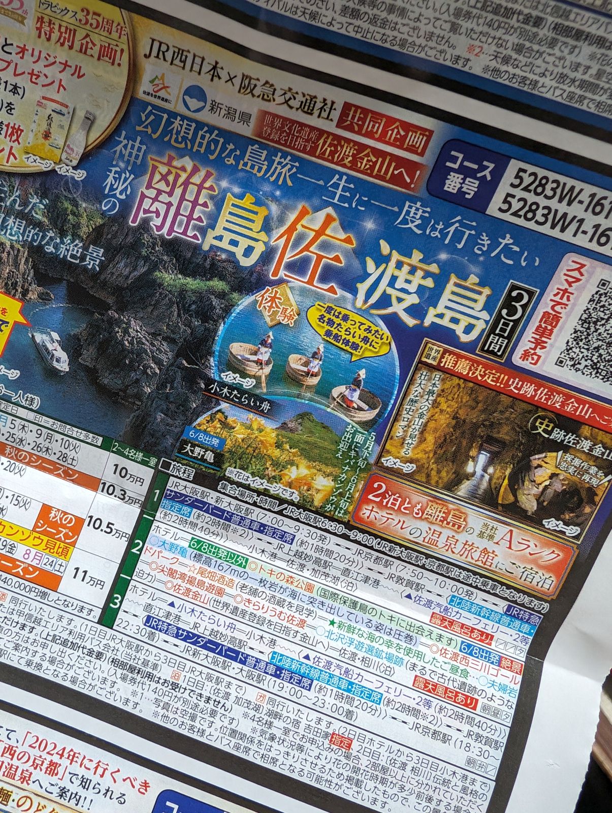 ツアー旅行先