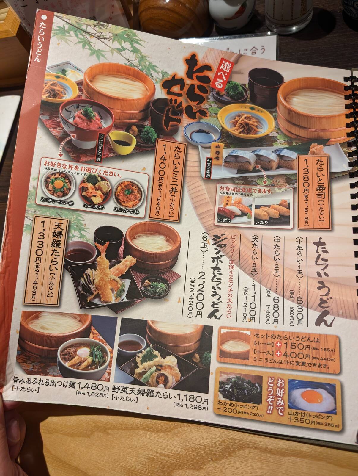 たらいうどん