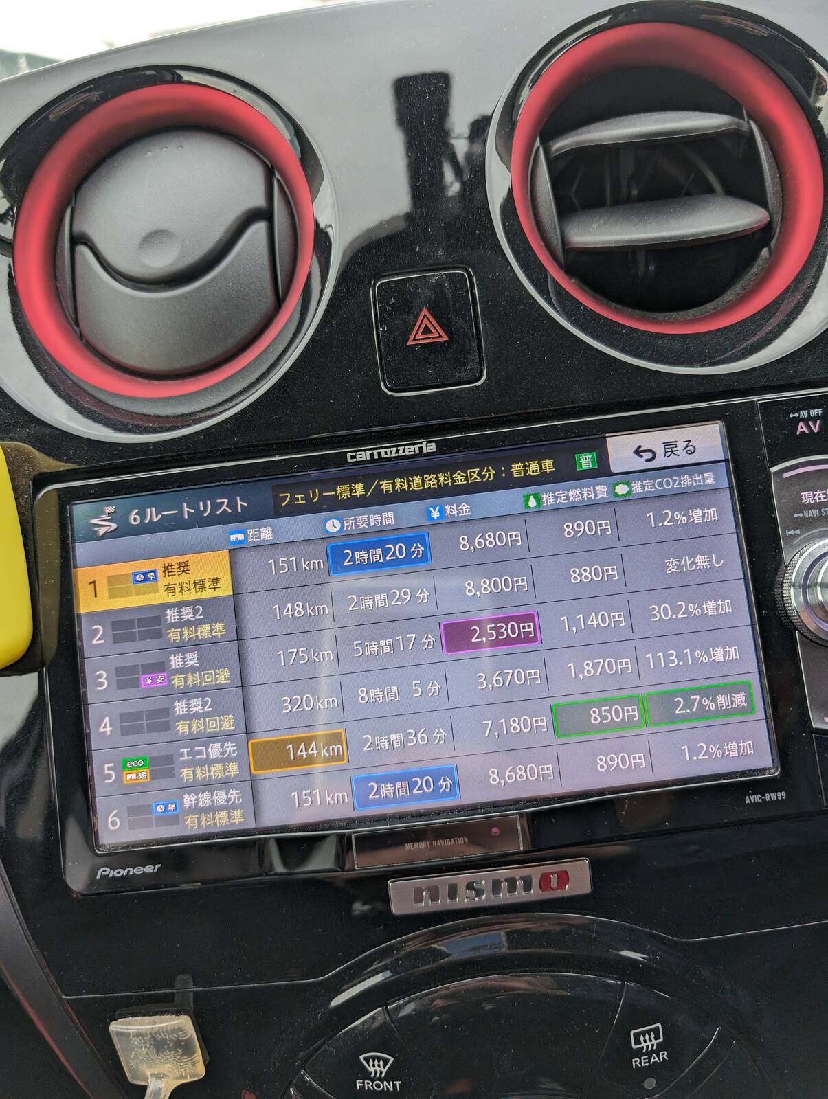 お帰りルート