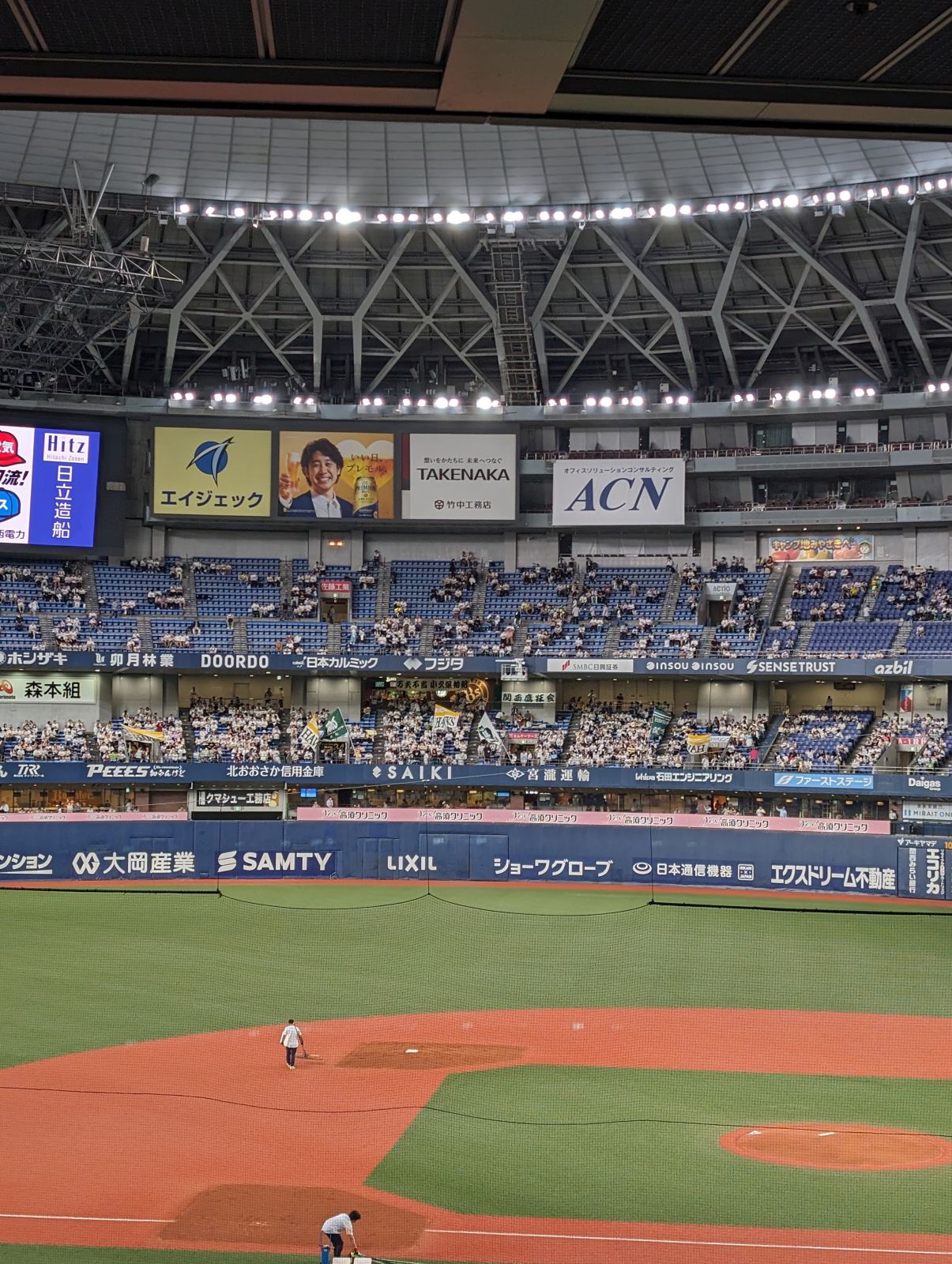 ソフトバンク側応援団