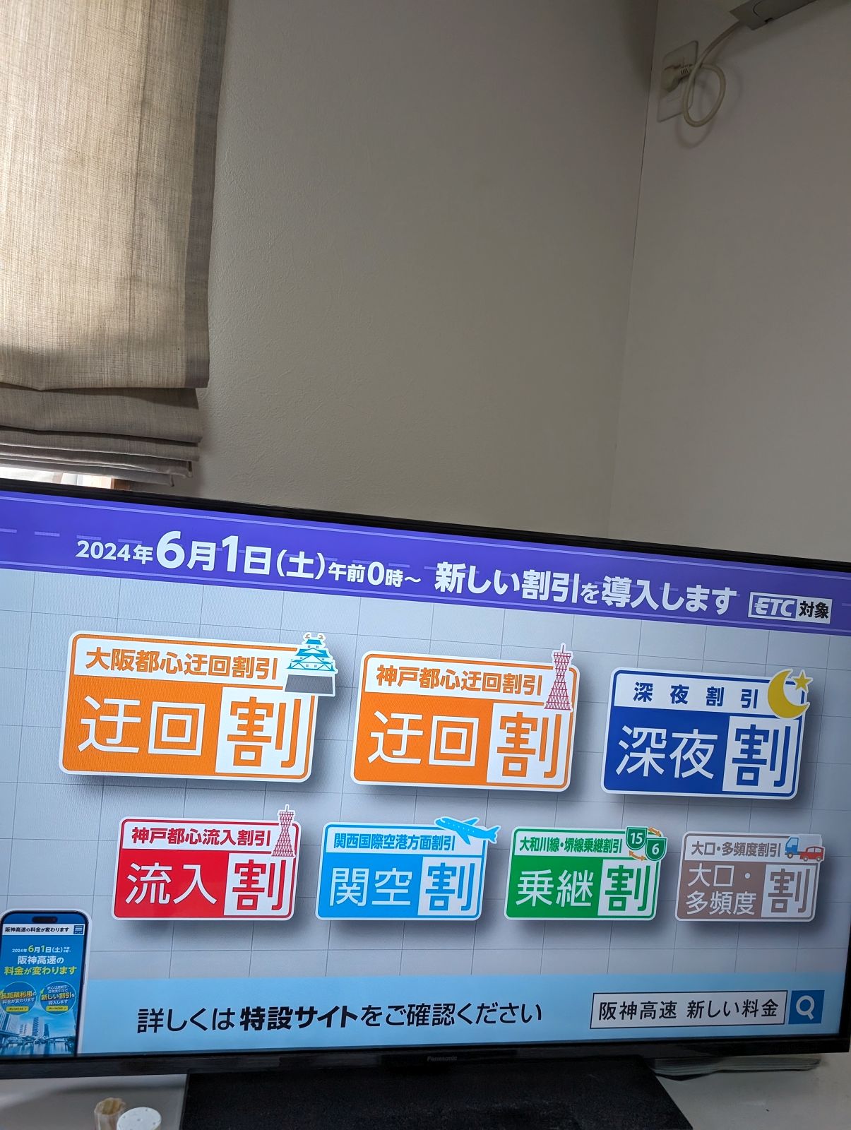 阪神高速の新しい料金