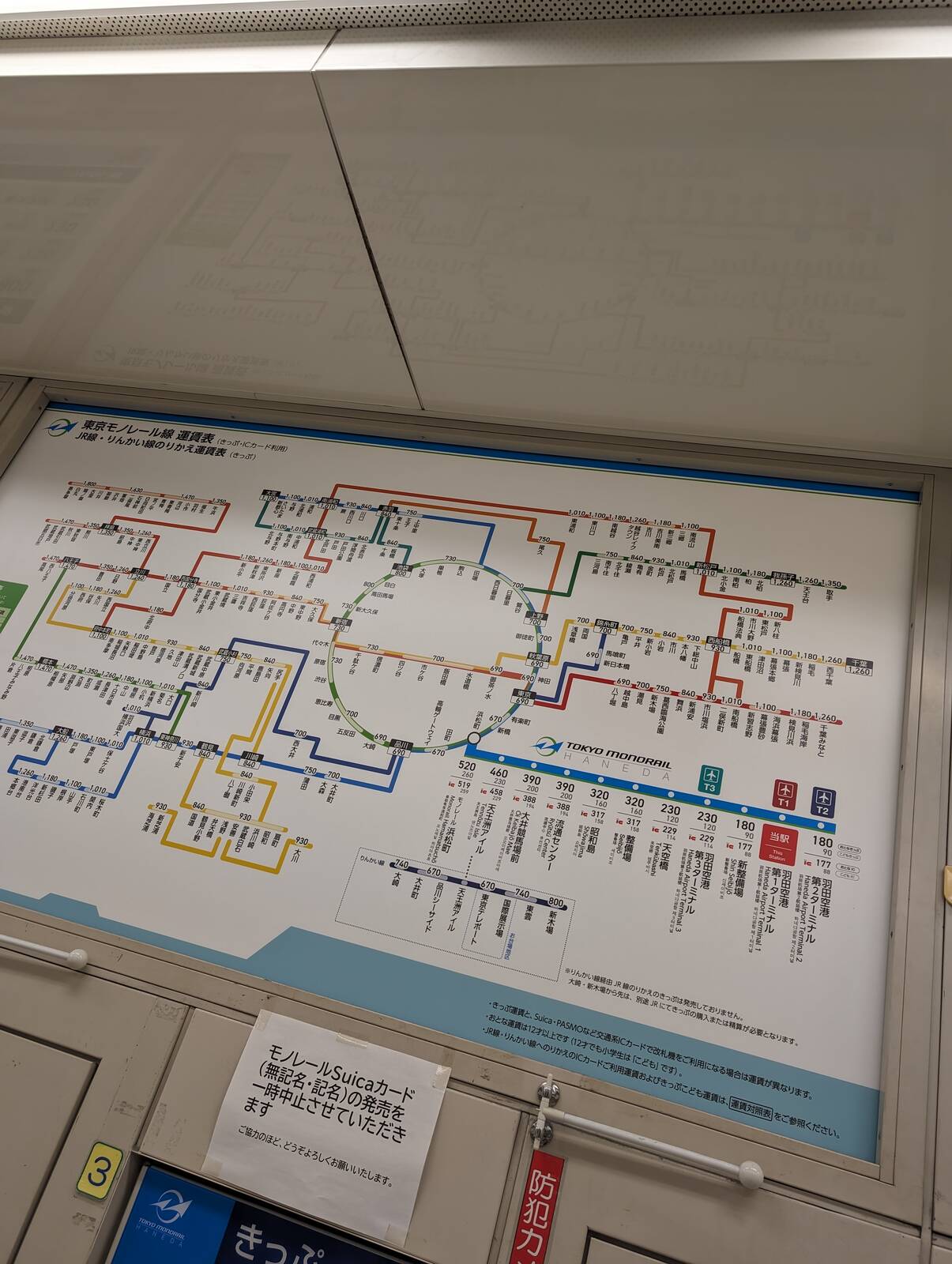 東京モノレールで移動