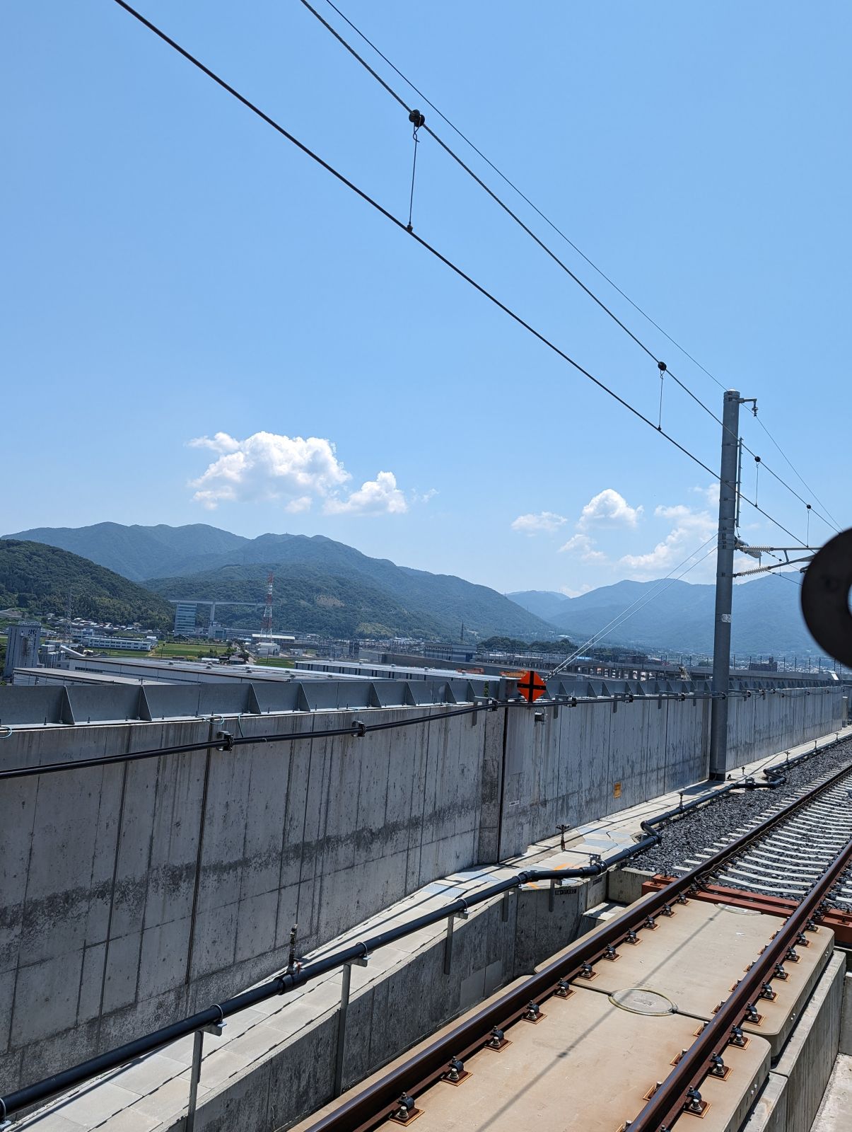 車両基地方面
