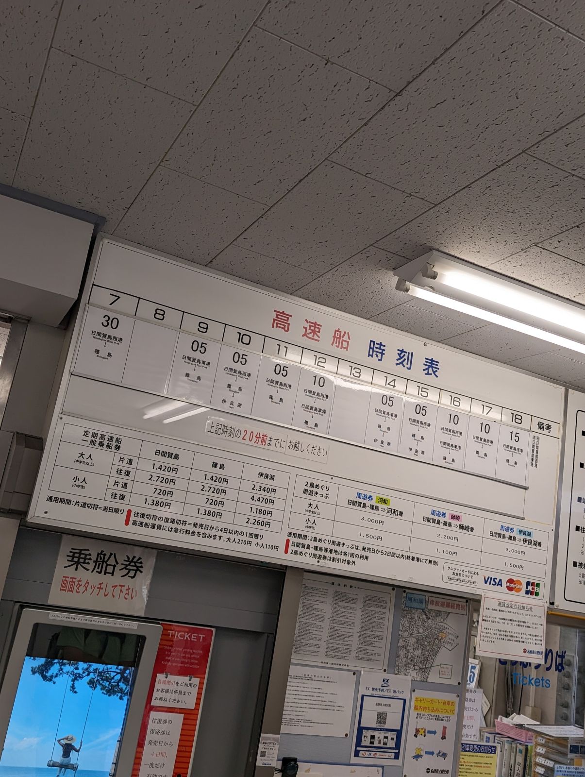 高速船時刻表