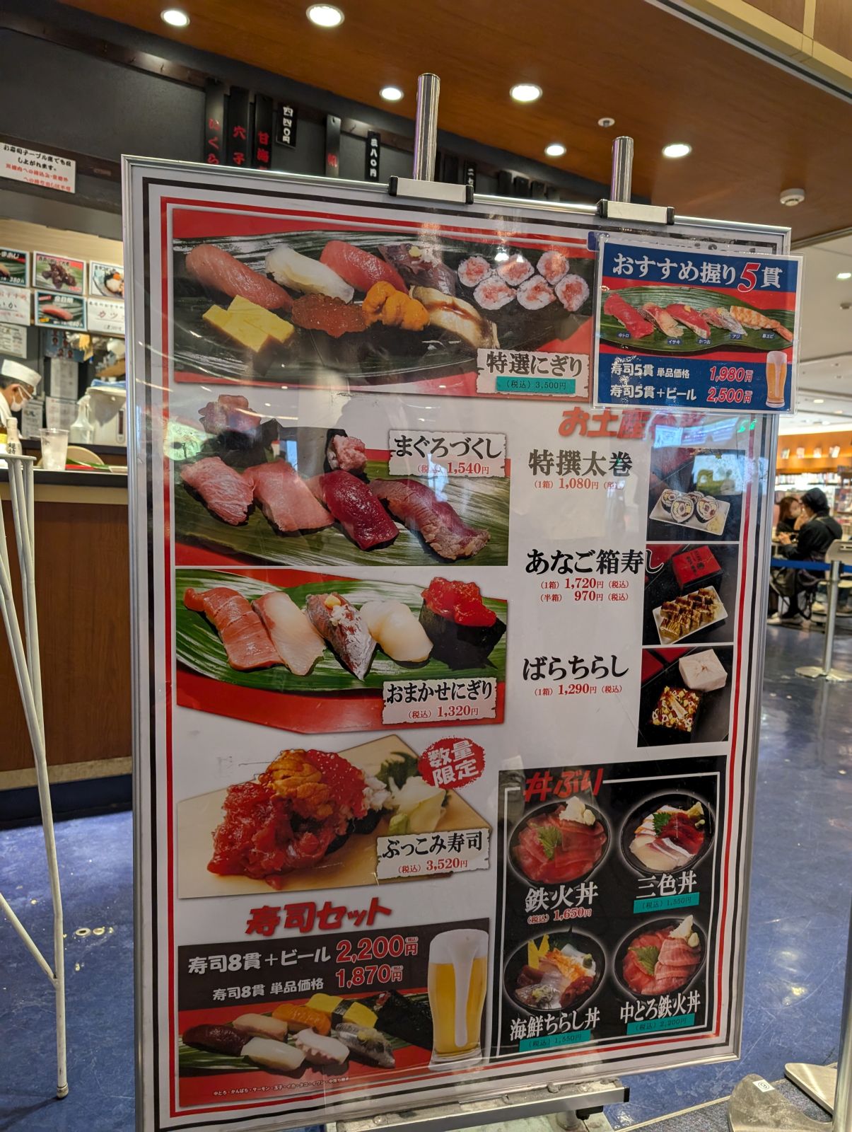 お寿司のお値段
