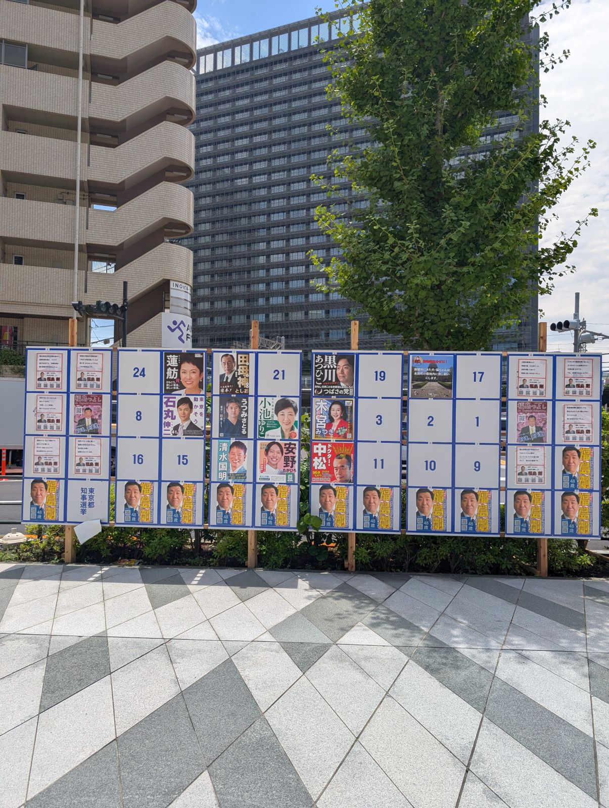 品川区のポスター掲示板
