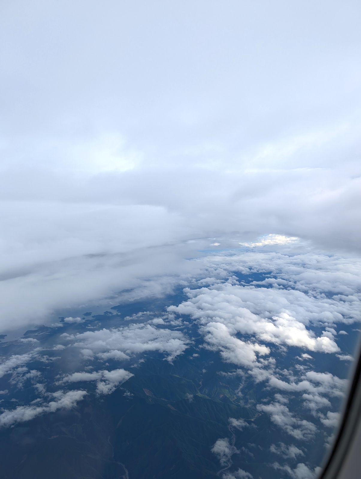雲の切れ間