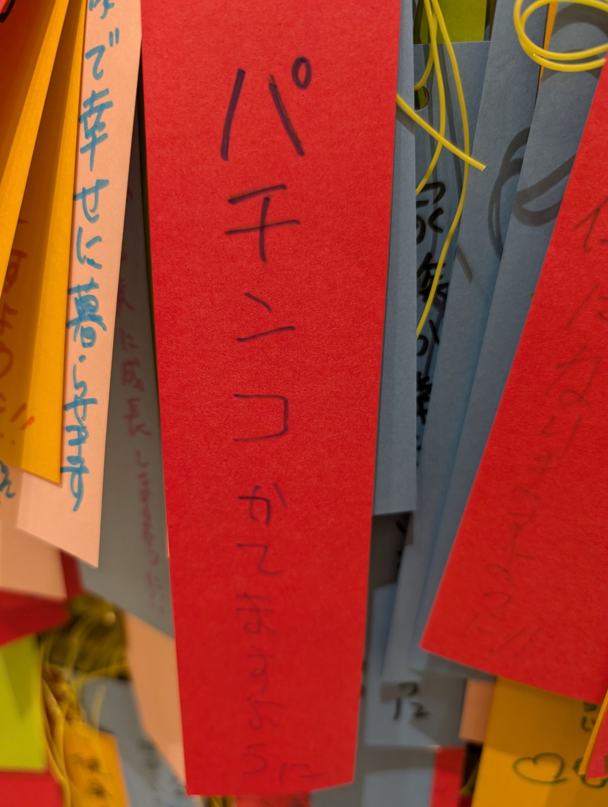 短冊の願い事