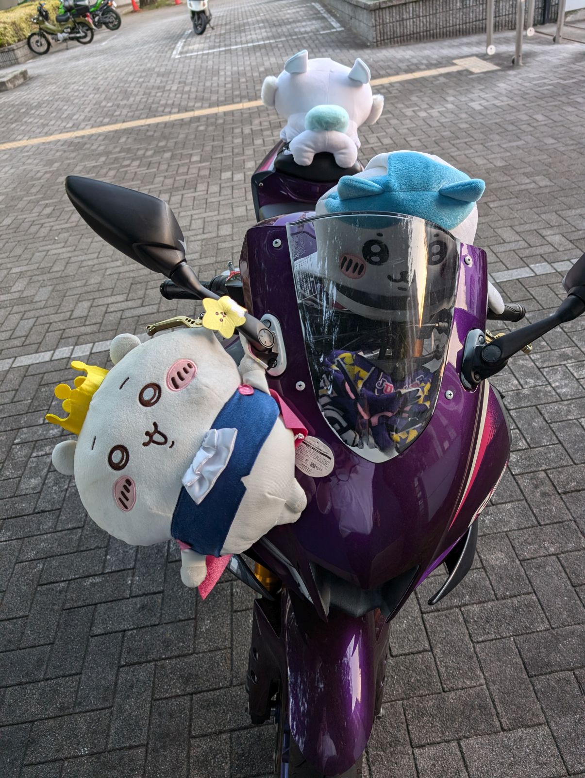 バイクのぬいぐるみ