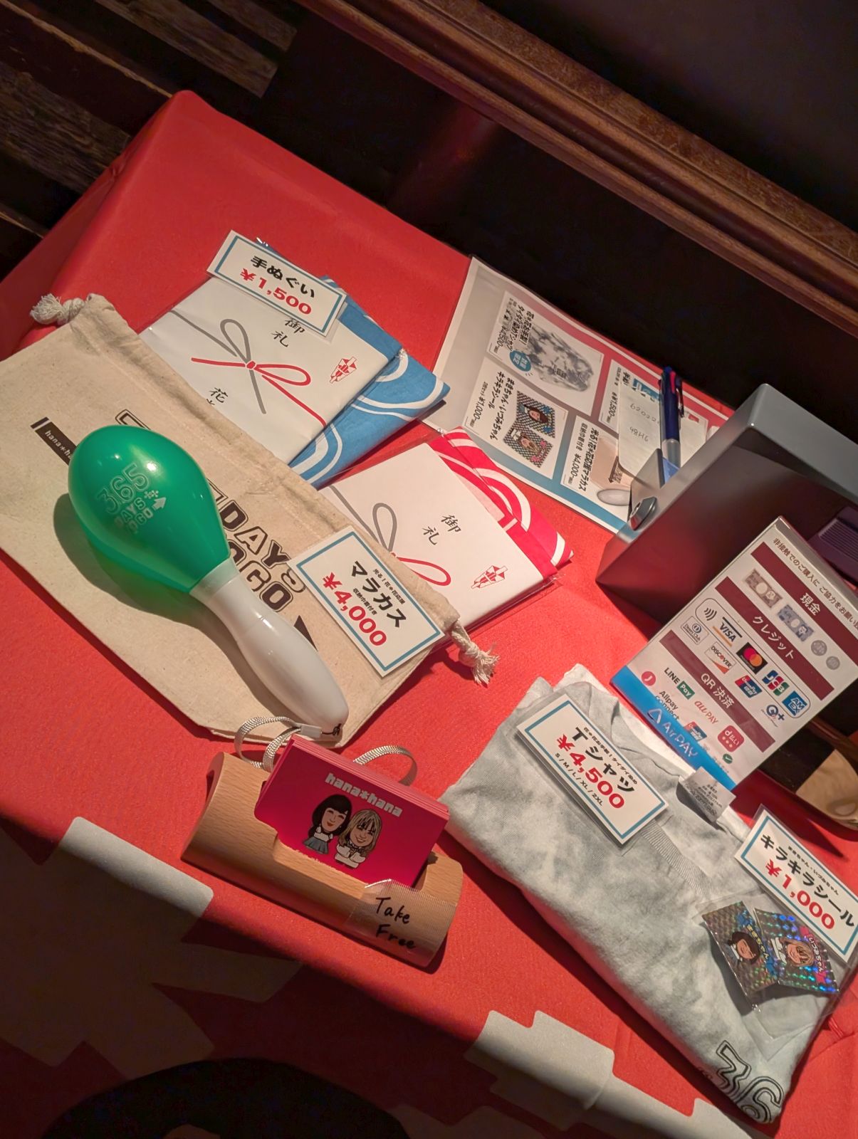 今回のライブグッズ