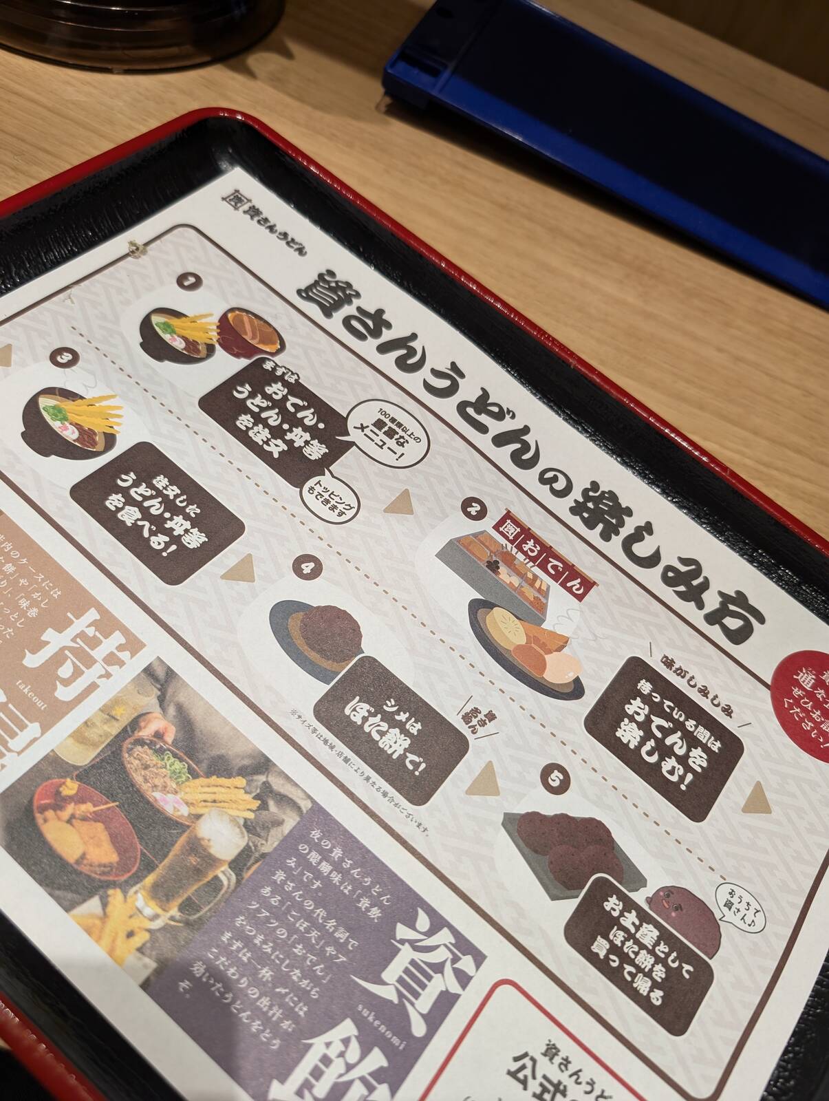 資さんうどんの楽しみ方
