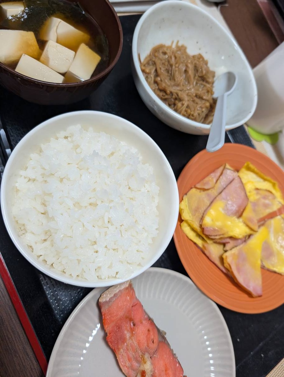 本日の朝食兼昼食