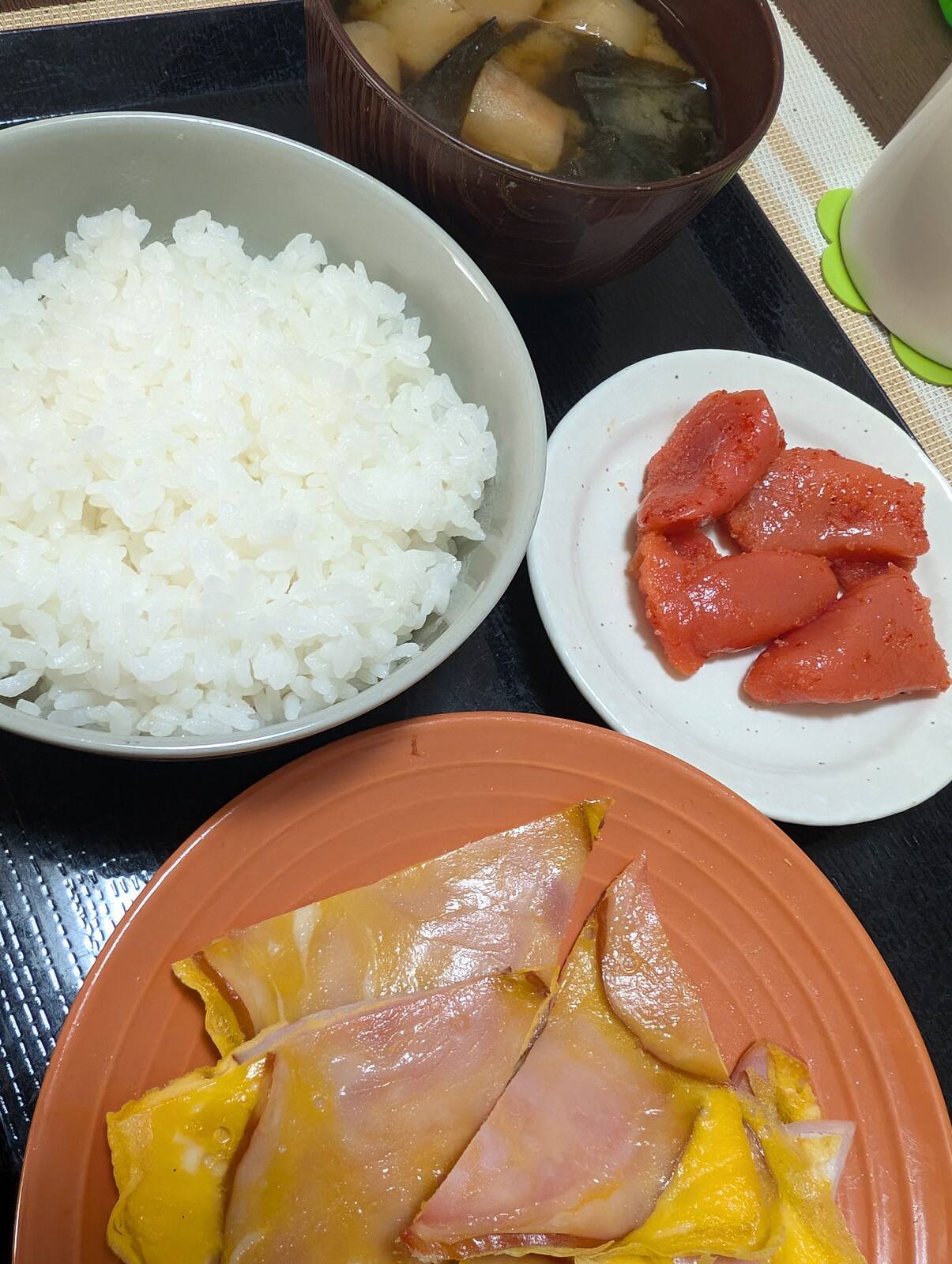 本日の朝食兼昼食