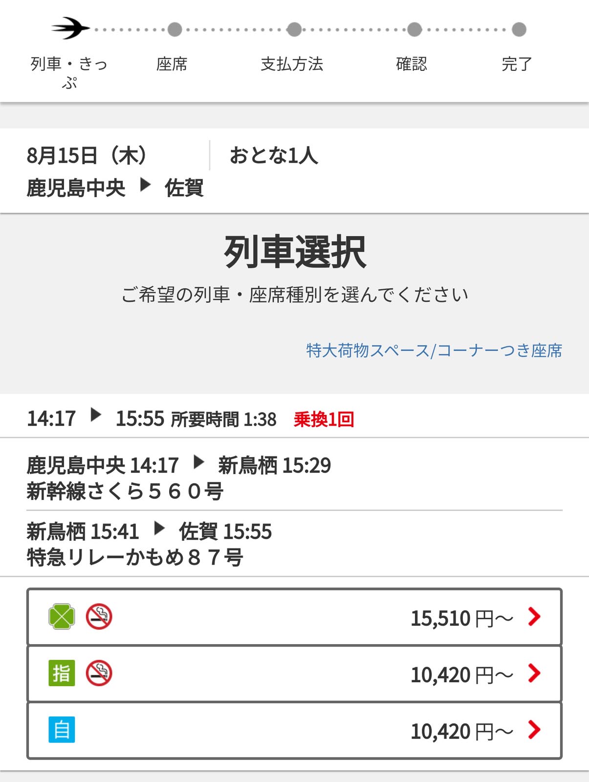 旅程の計画
