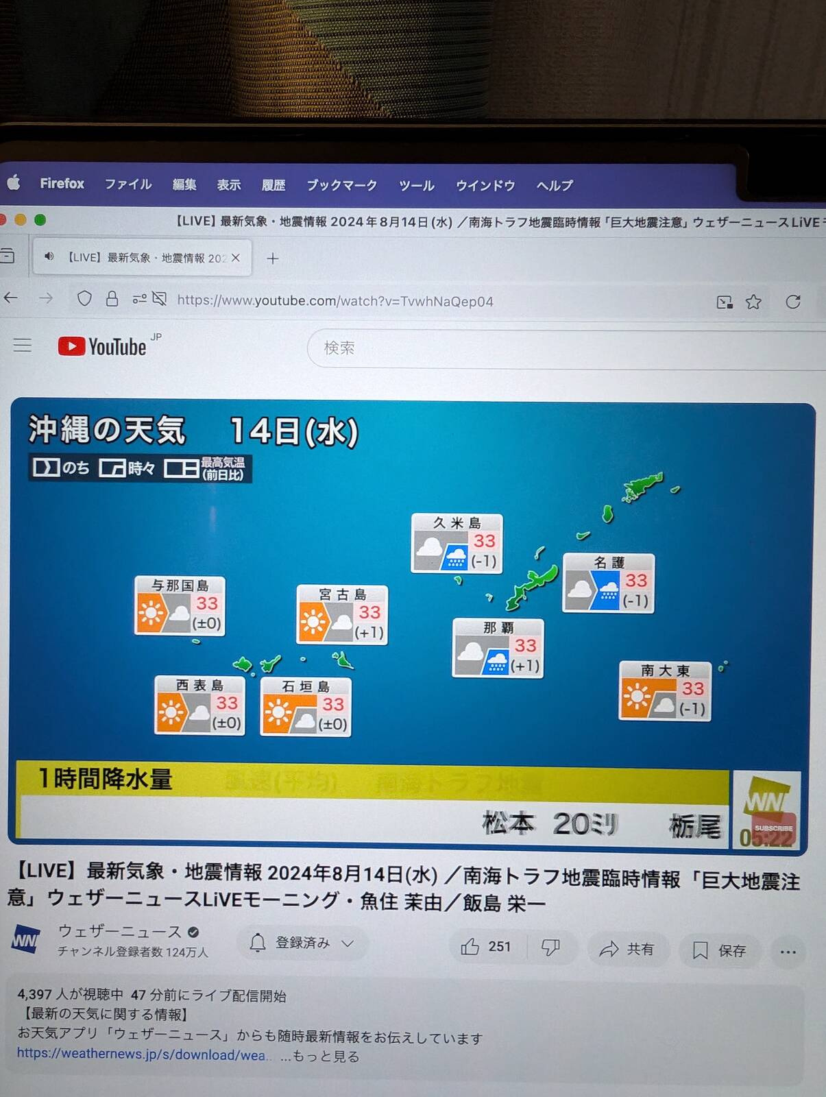沖縄のお天気