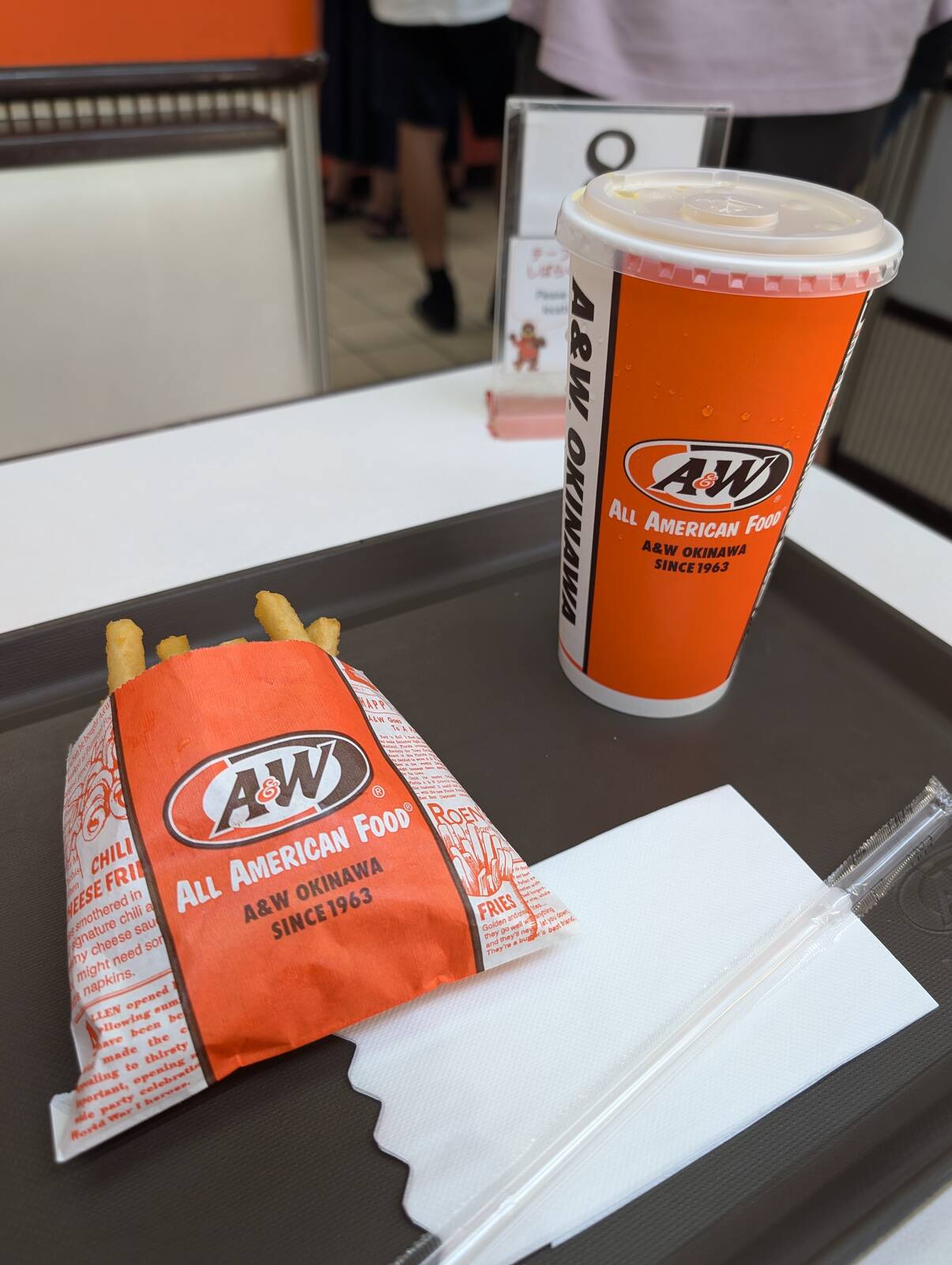 ポテトとドリンク