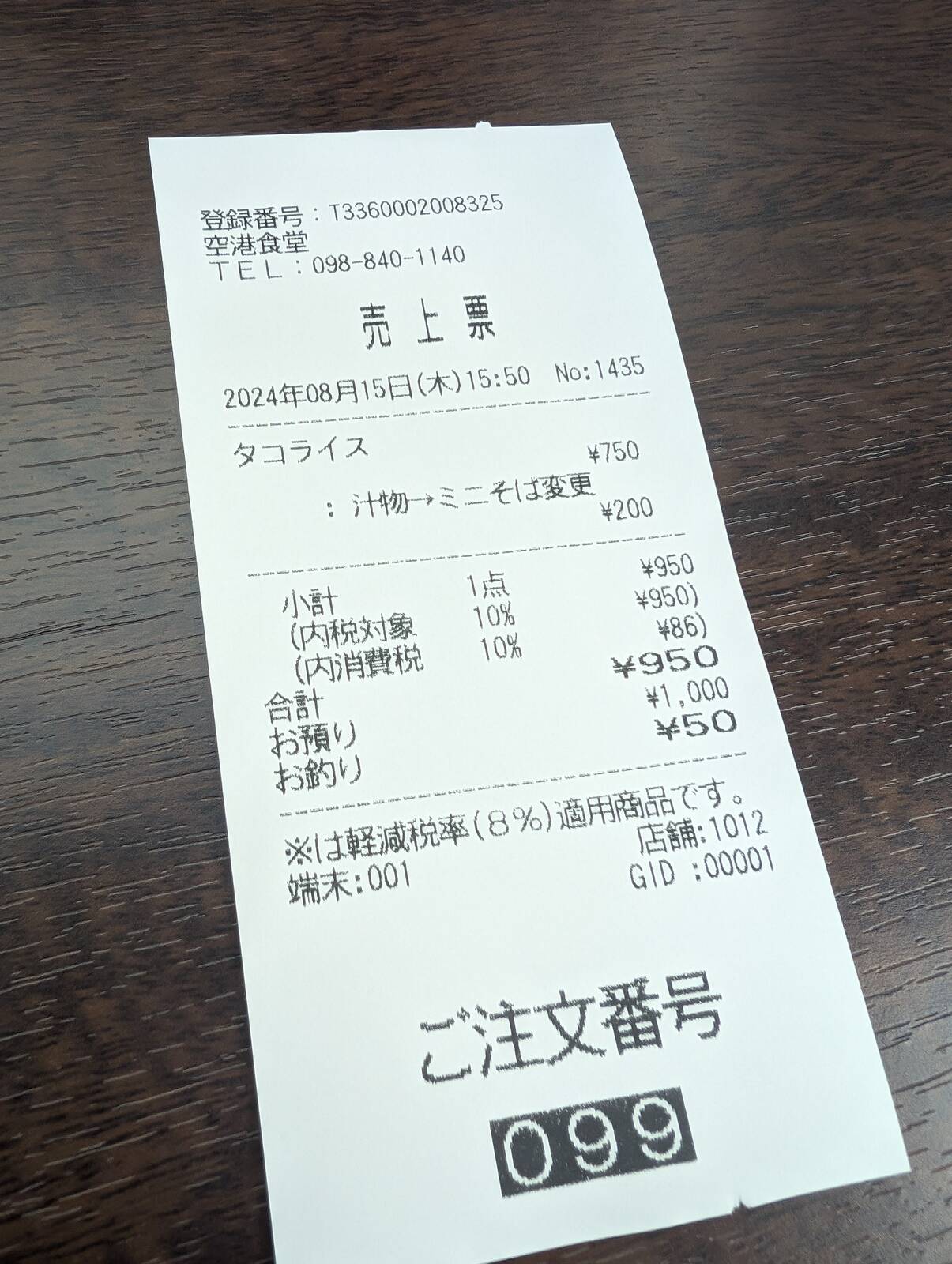メニューのカスタマイズ