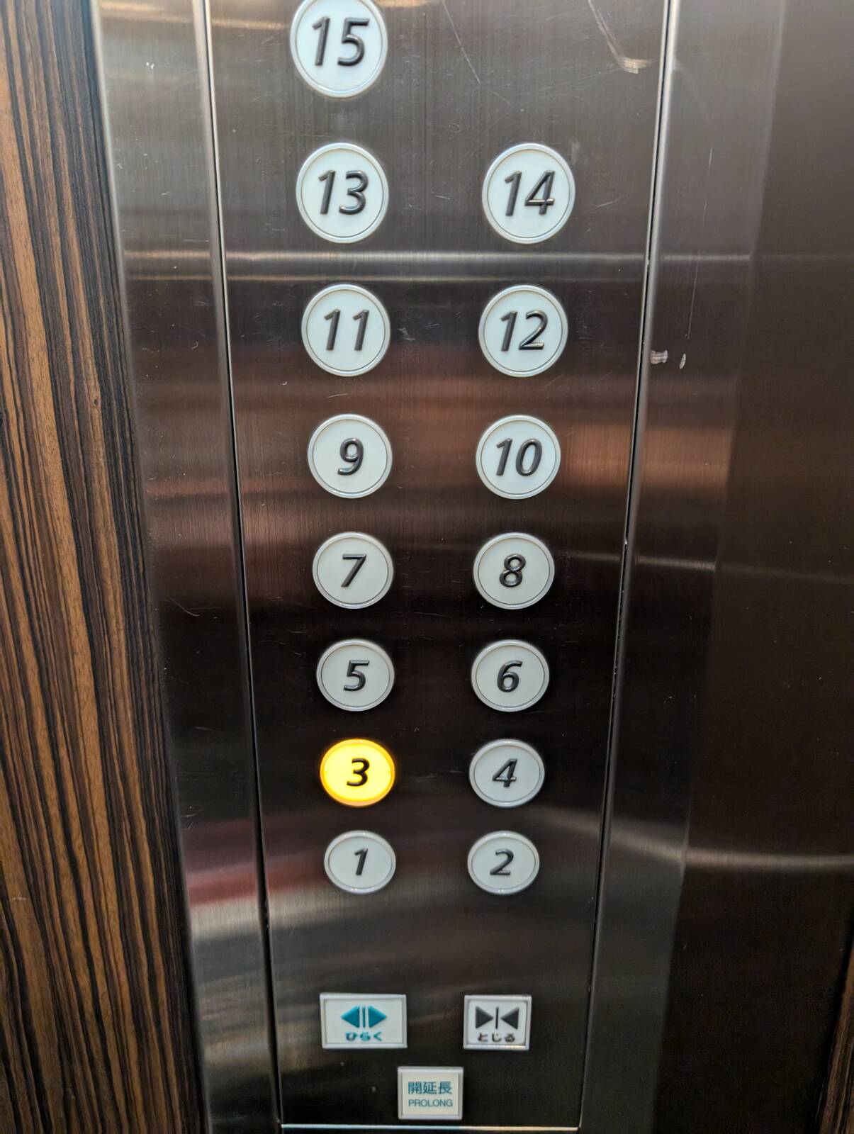 本日の宿泊階