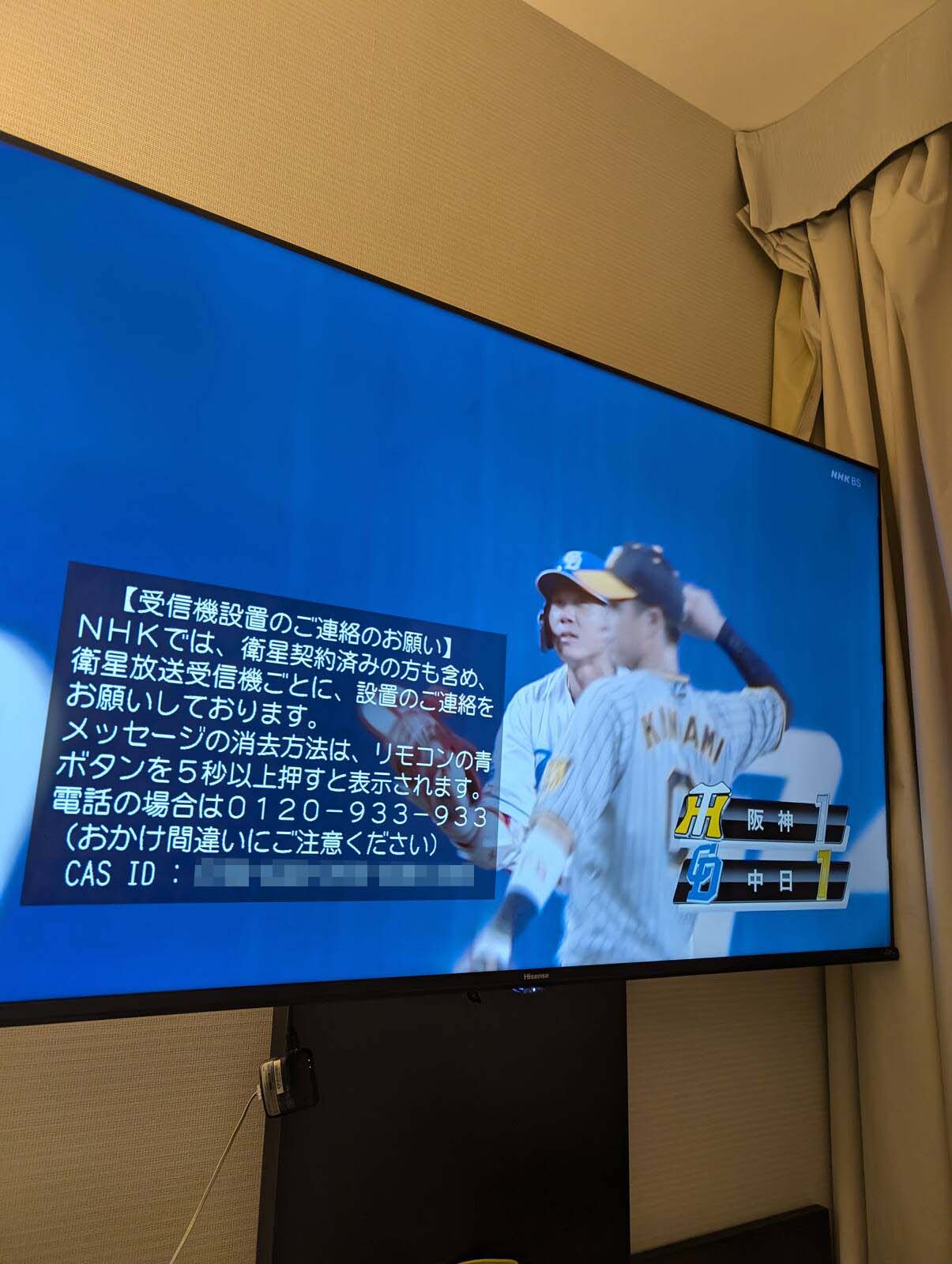 本日の阪神戦