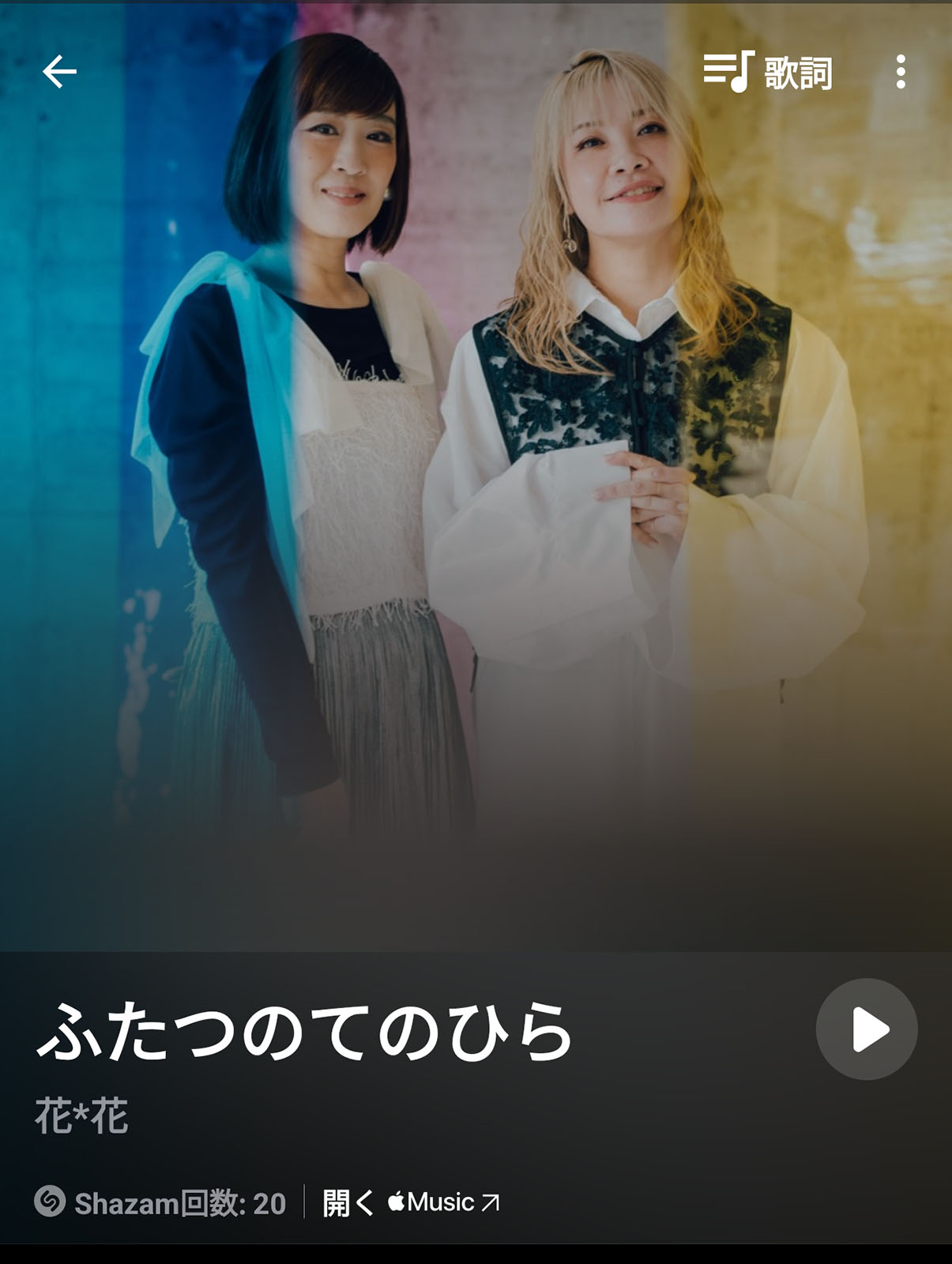 ふたつのてのひら