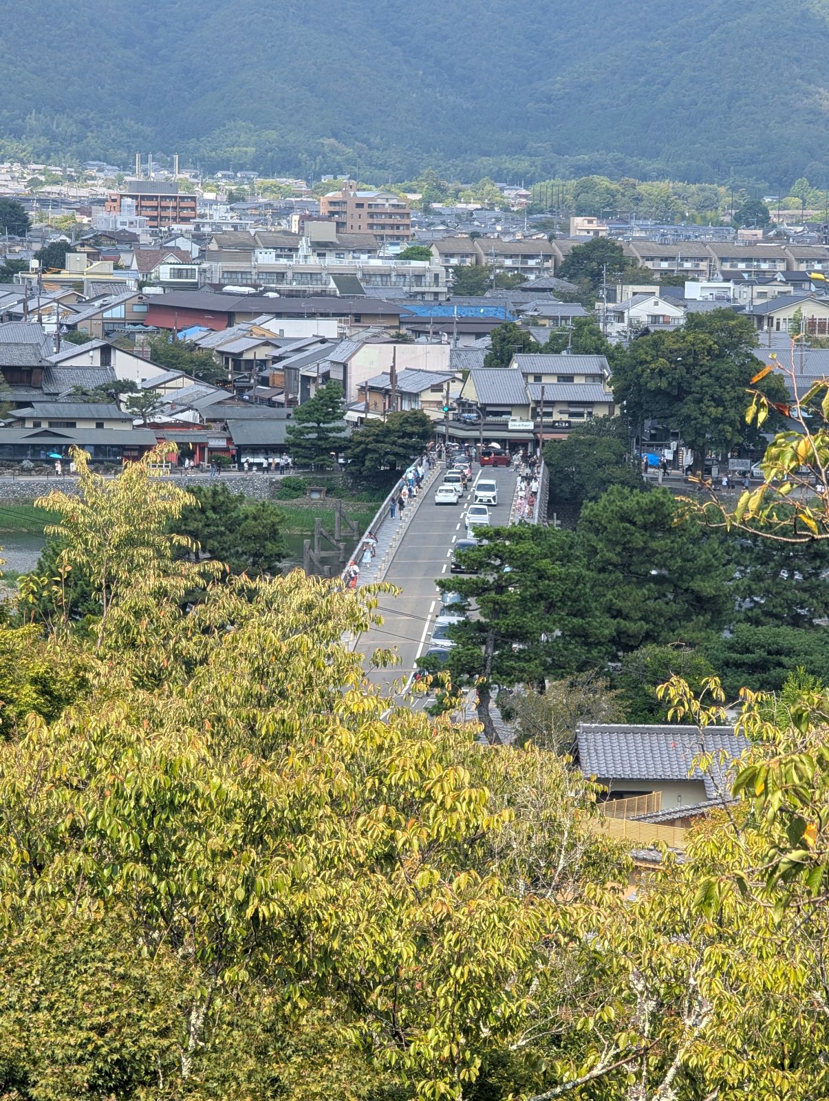 渡月橋方面