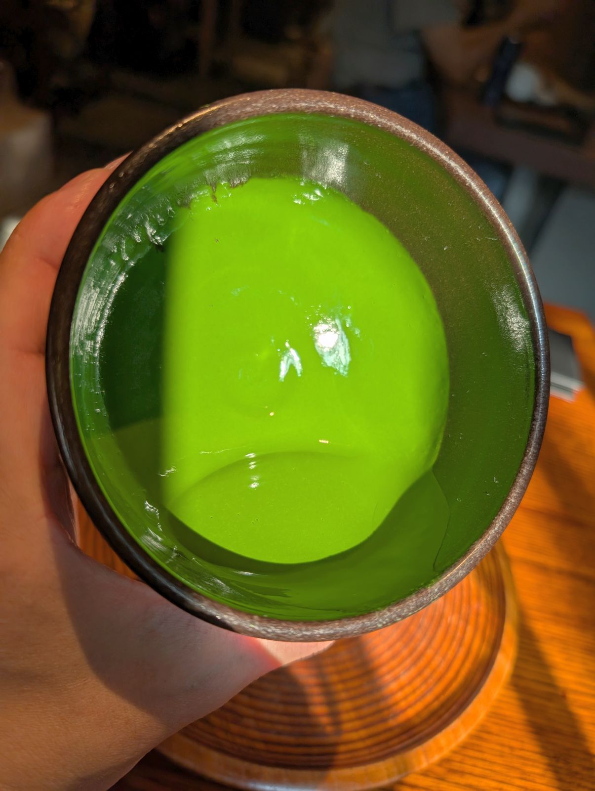 濃茶の飲み終わり