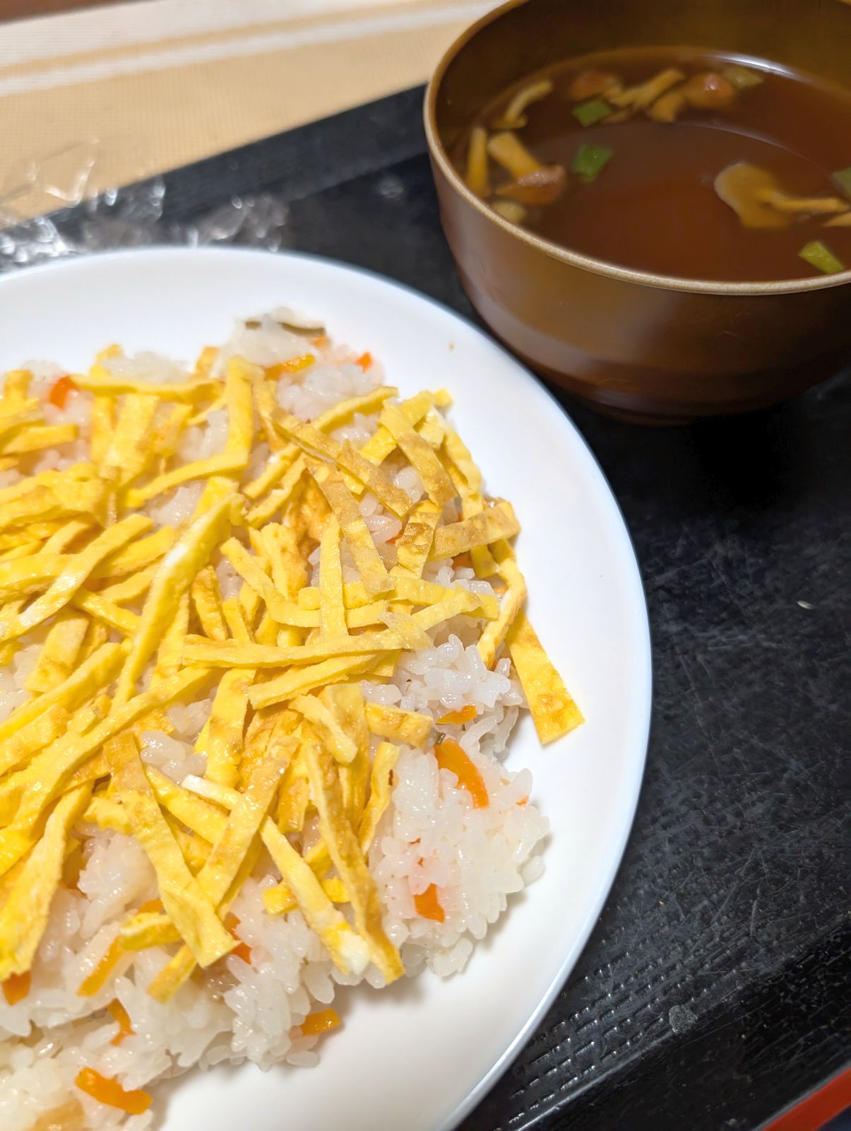 本日の朝食兼昼食