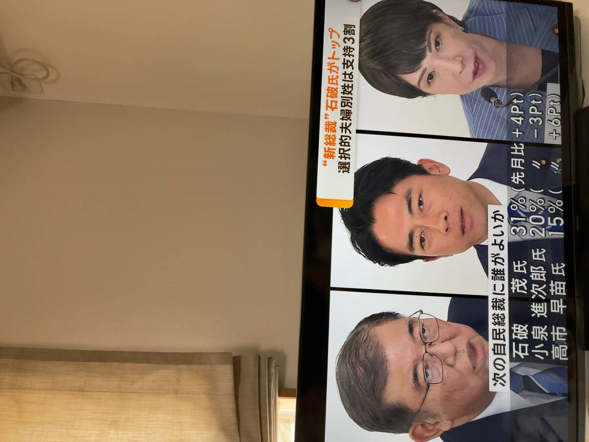 次の自民総裁に誰がよいか