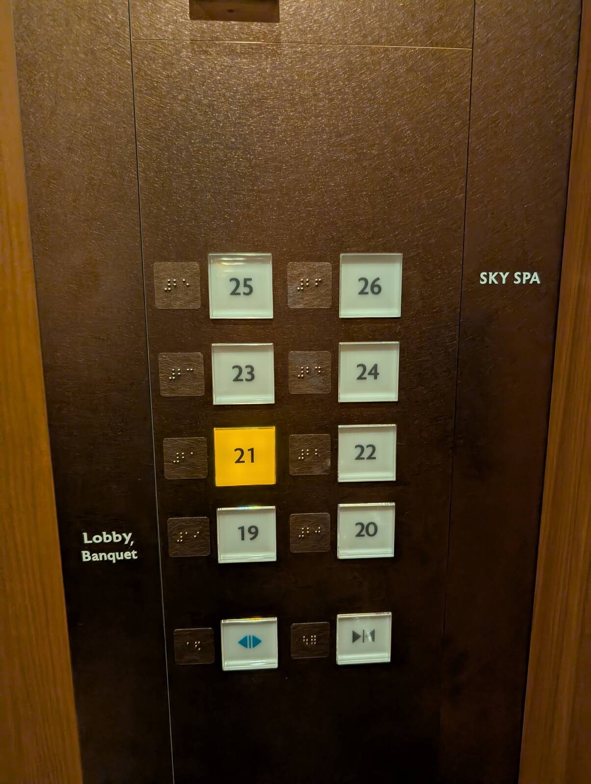 本日の宿泊階